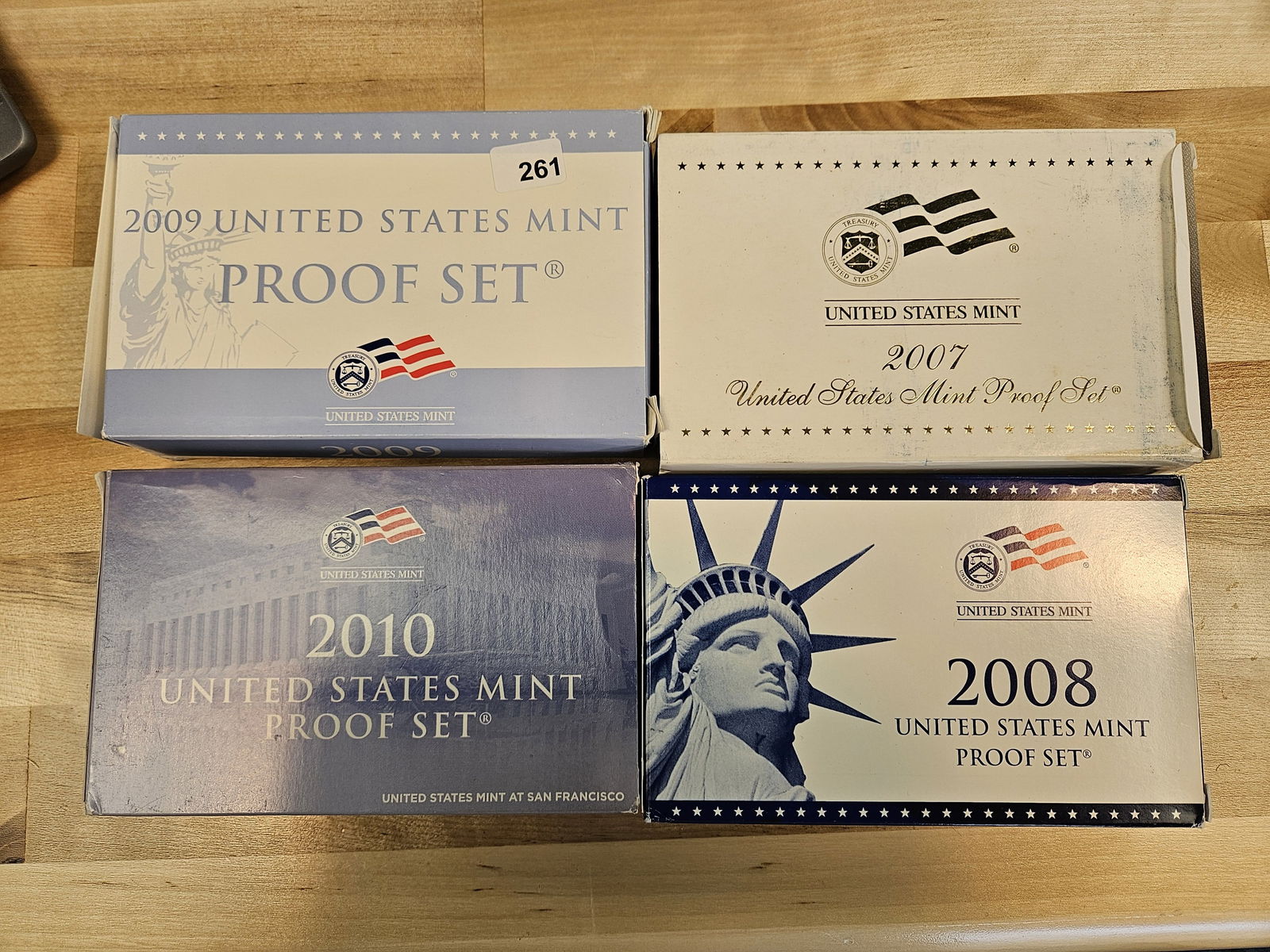 Four US Proof Sets: In OGP