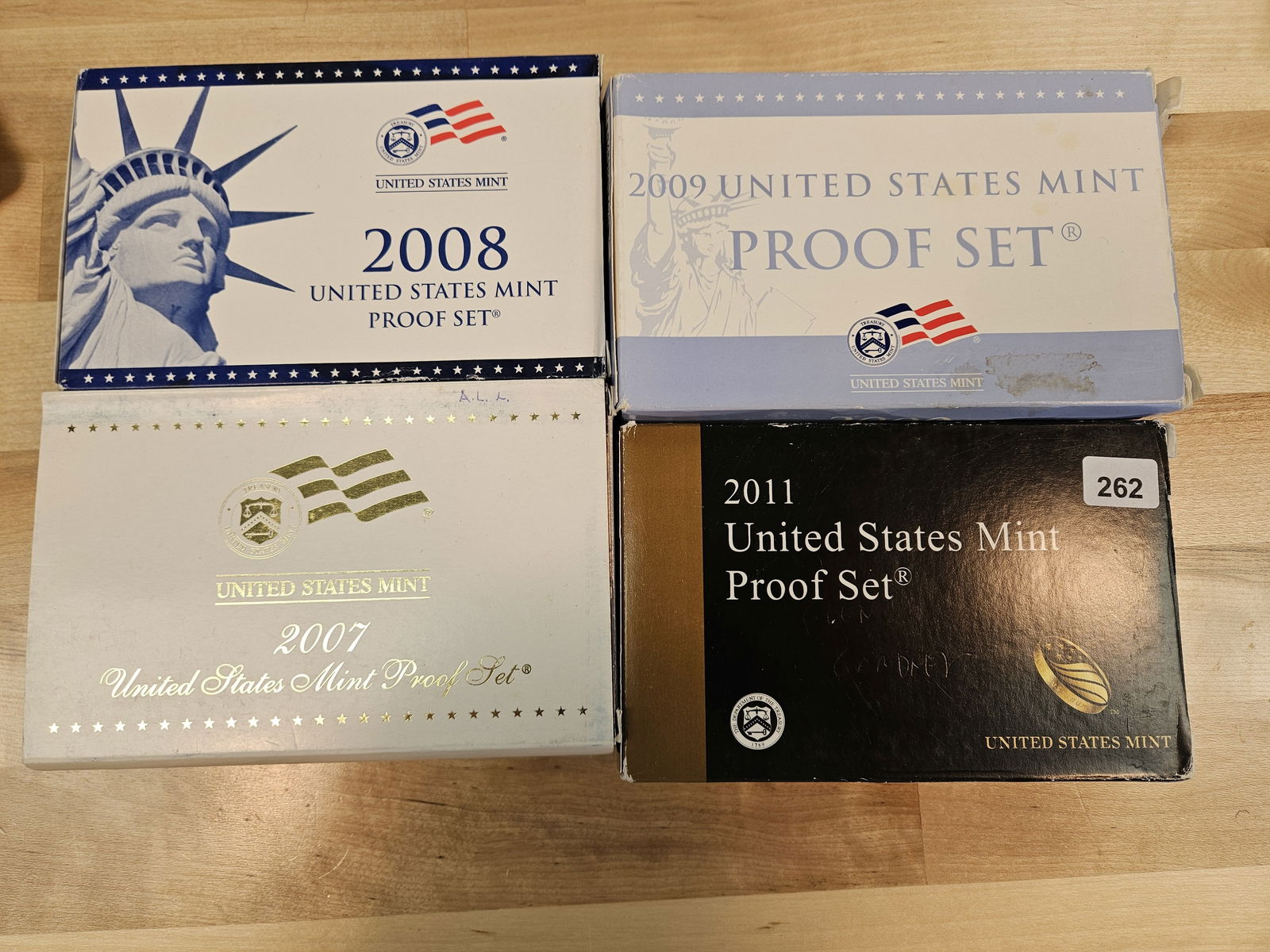 Four US Proof Sets: In OGP