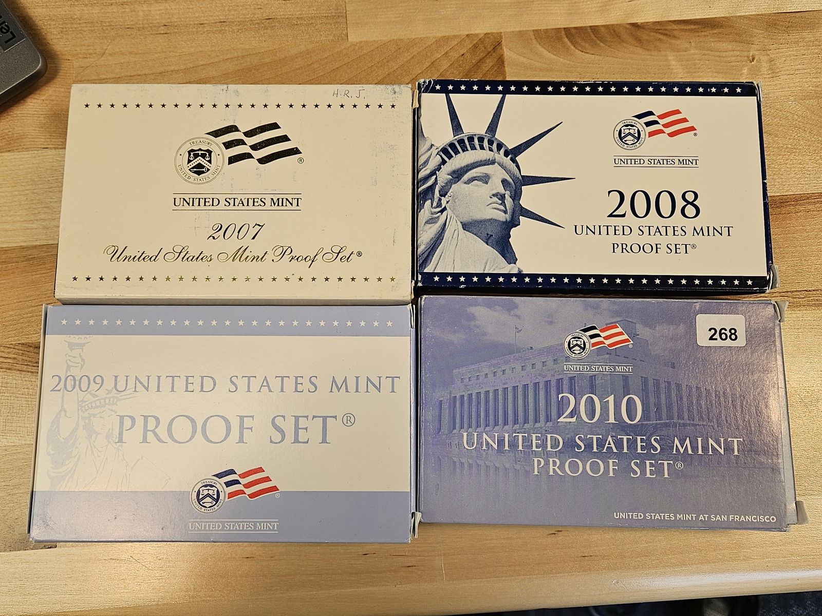 Four US Proof Sets: In OGP