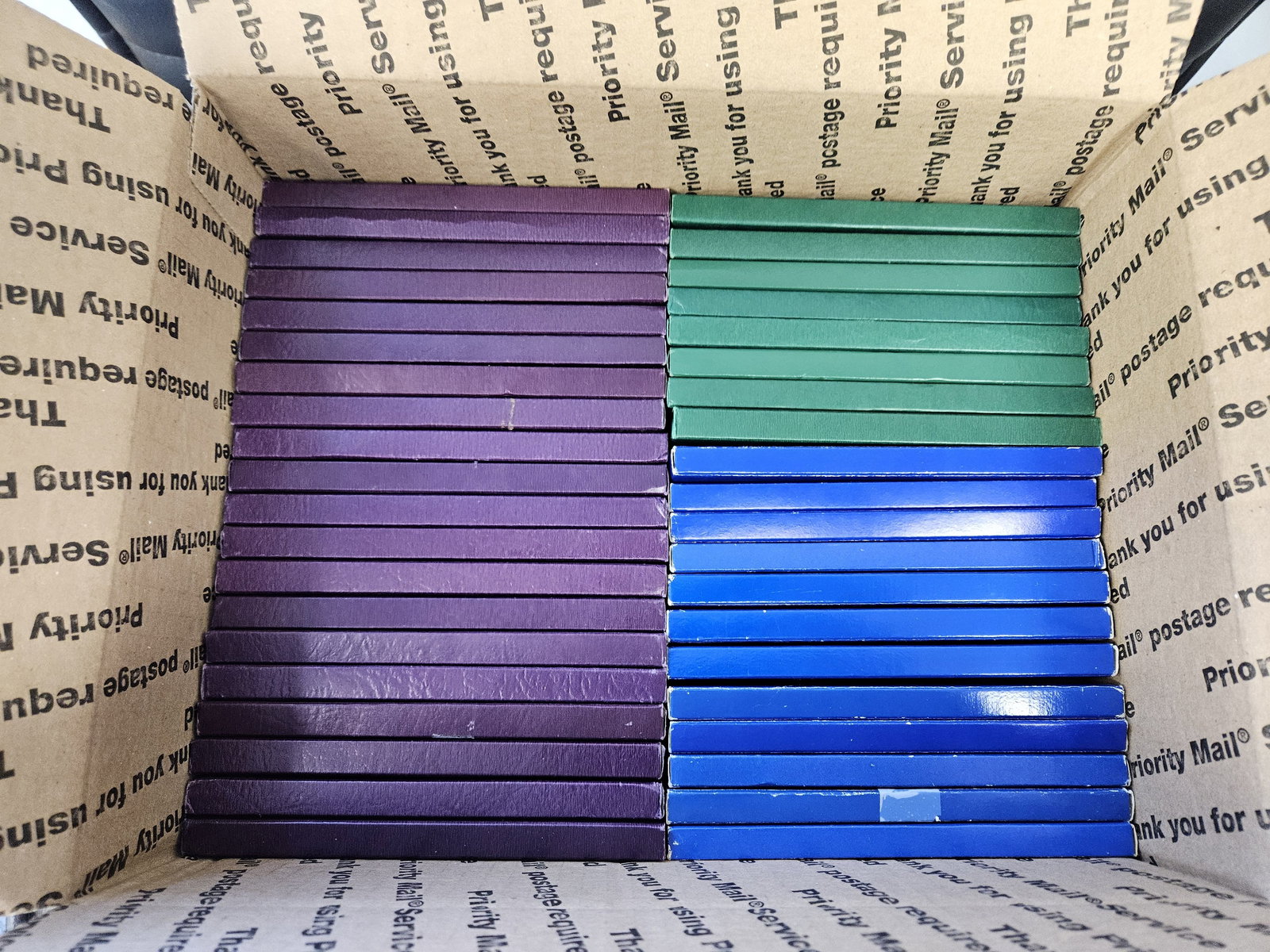 Forty US Proof Sets: Ships separately in a Flat Rate medium Box. Mixed. Some duplicates. 