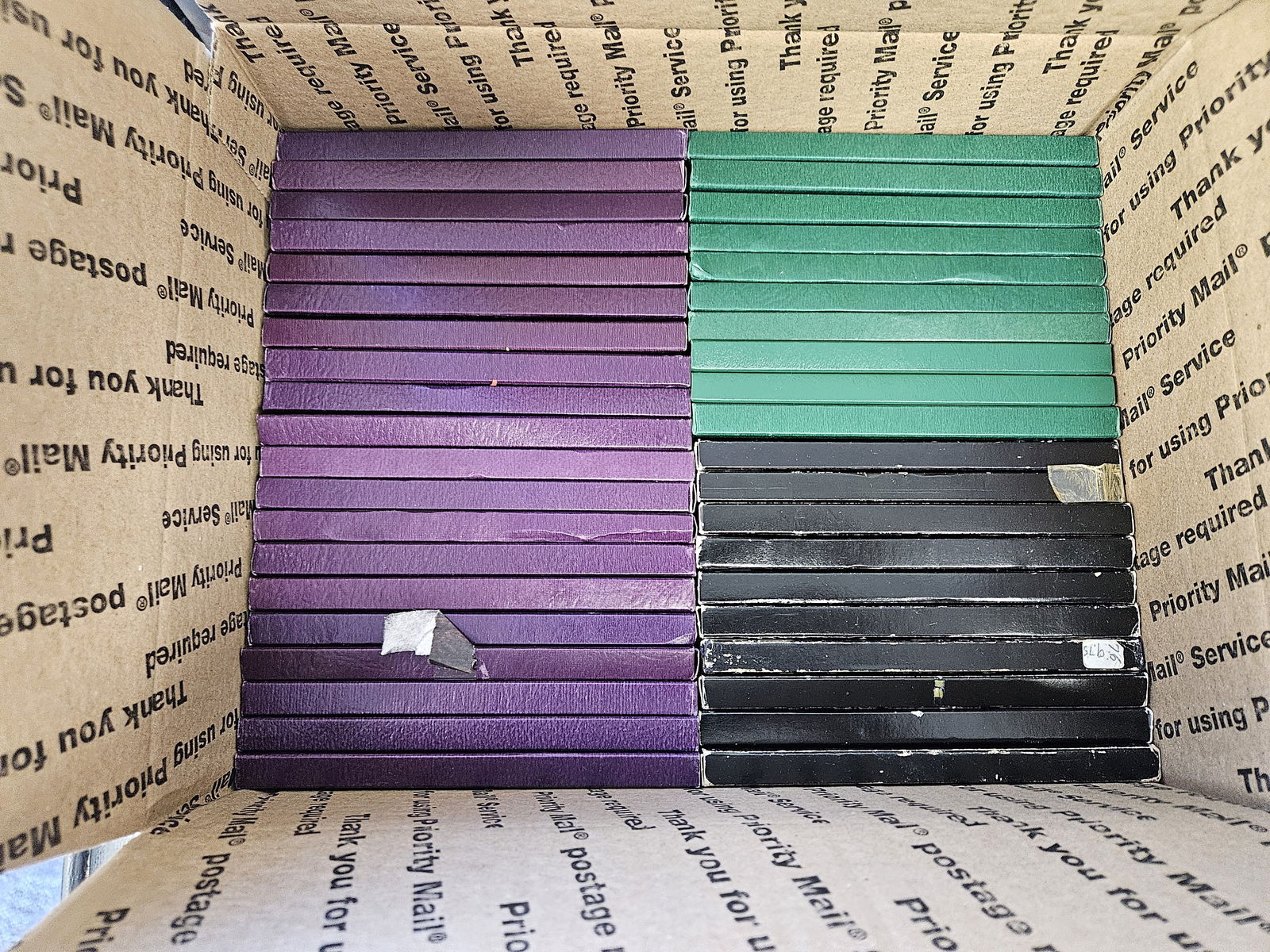 Forty US Proof Sets: Ships separately in a Flat Rate medium Box. Mixed. Some duplicates. 