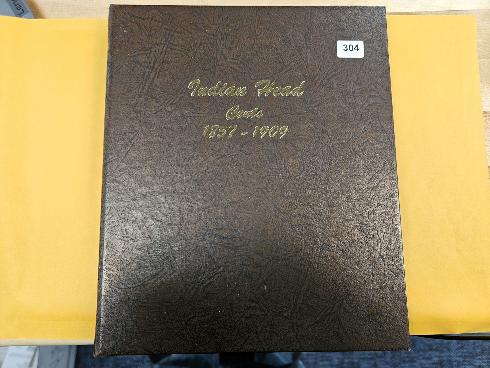 * Partially Full Indian Head Cent Dansco Album!: Has all the first ones. Has many Semi-Keys! No keys. Great starter piece 