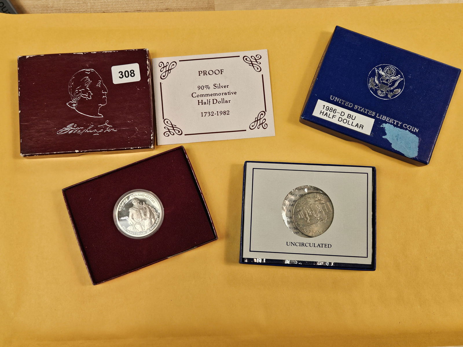 Silver and Clad Commemorative Half Dollars: Both in OGP 