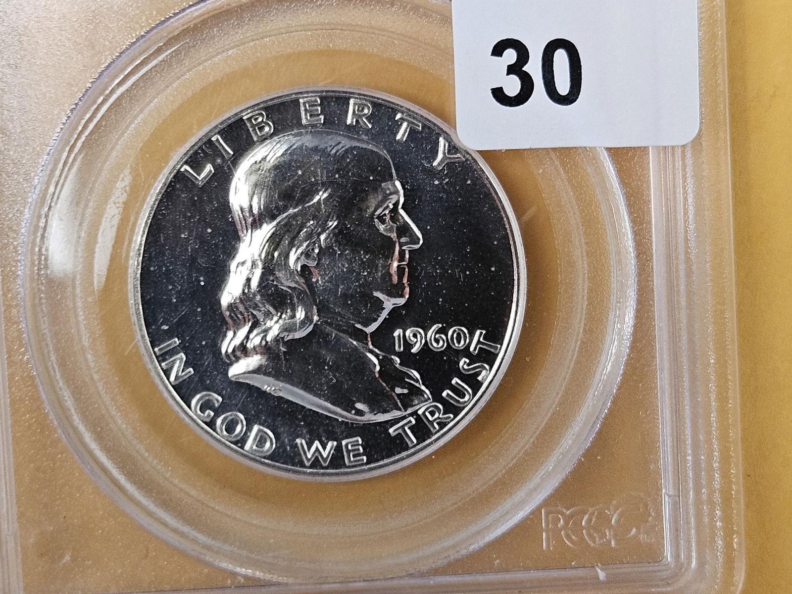 Superb GEM! PCGS 1960 Franklin silver Half Dollar in Proof 68 (1 of 3)