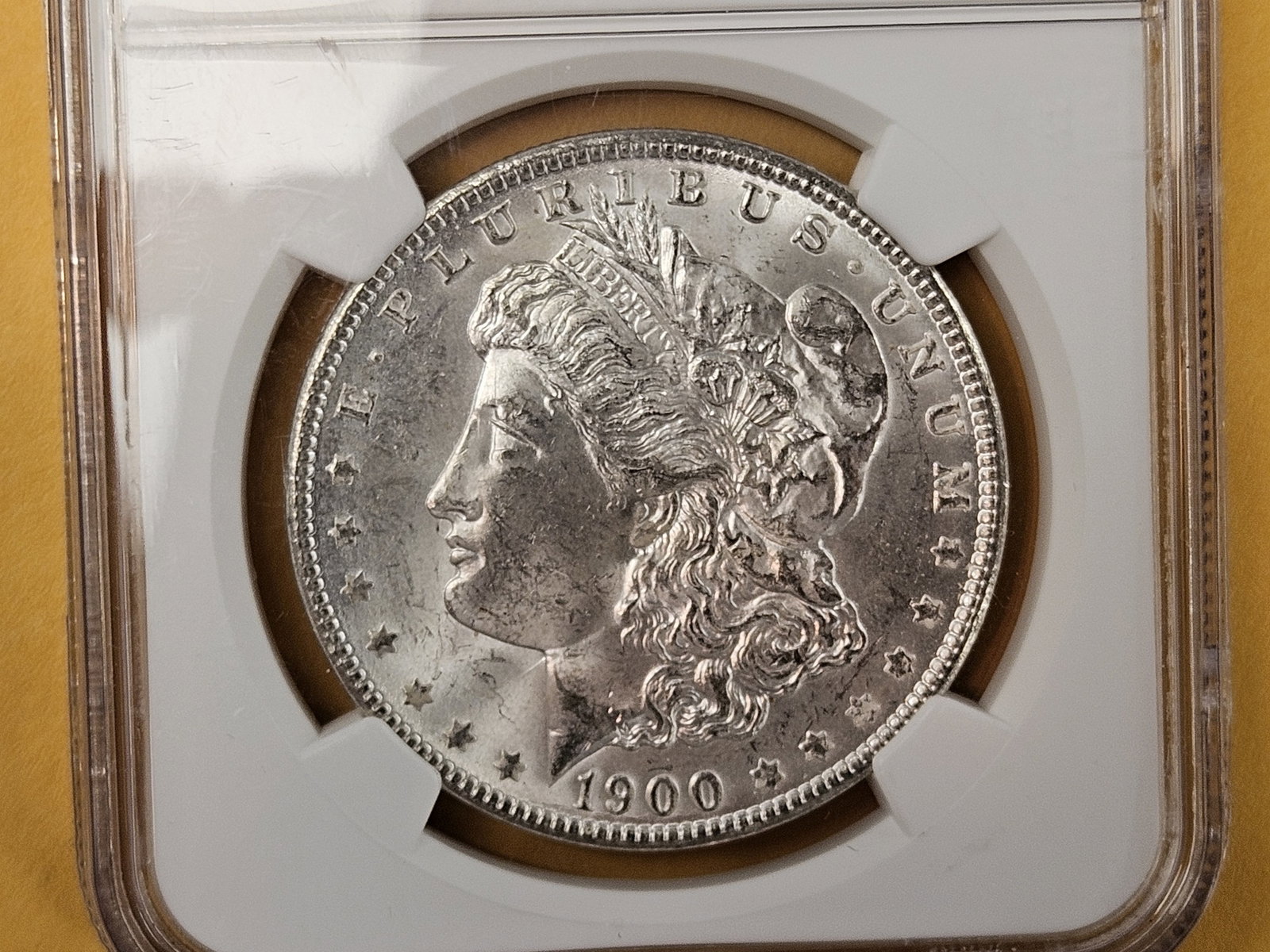 NGC 1900-O Morgan Dollar in Mint State 64: Very nice