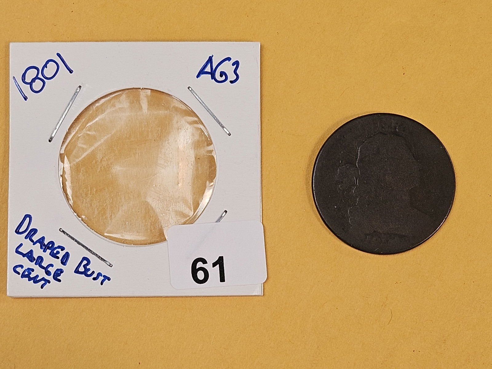 1801 Draped bust Large Cent - 2