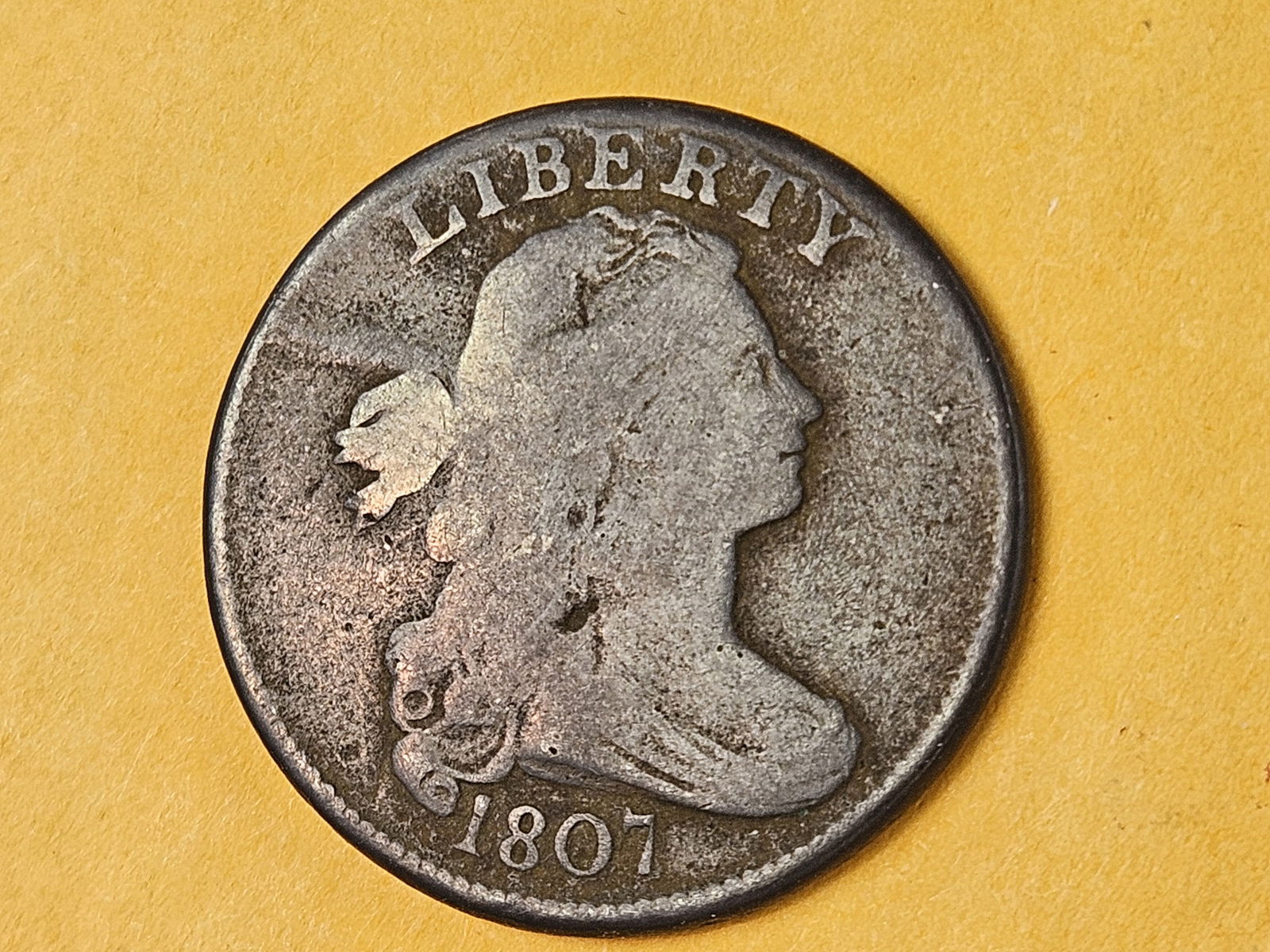 1807 Draped Bust Large Cent in Very Good (1 of 5)