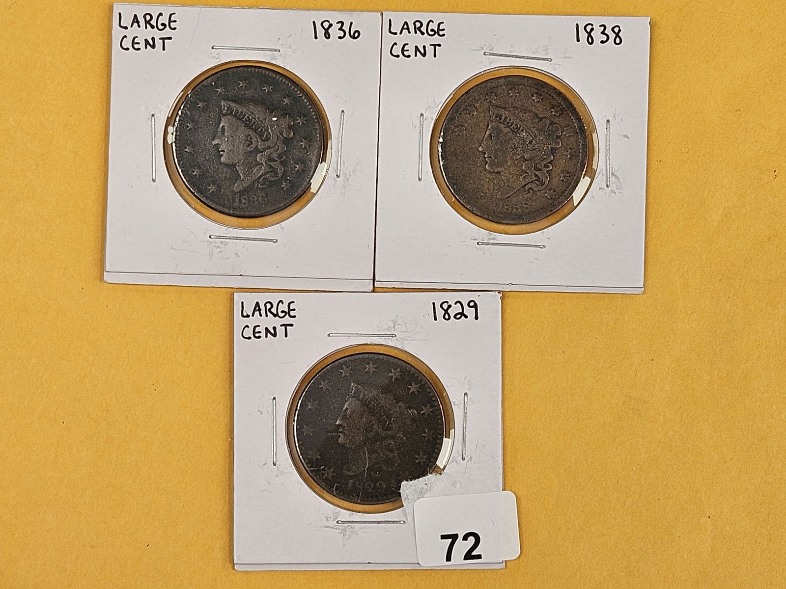 Three mixed Large Cents (1 of 4)