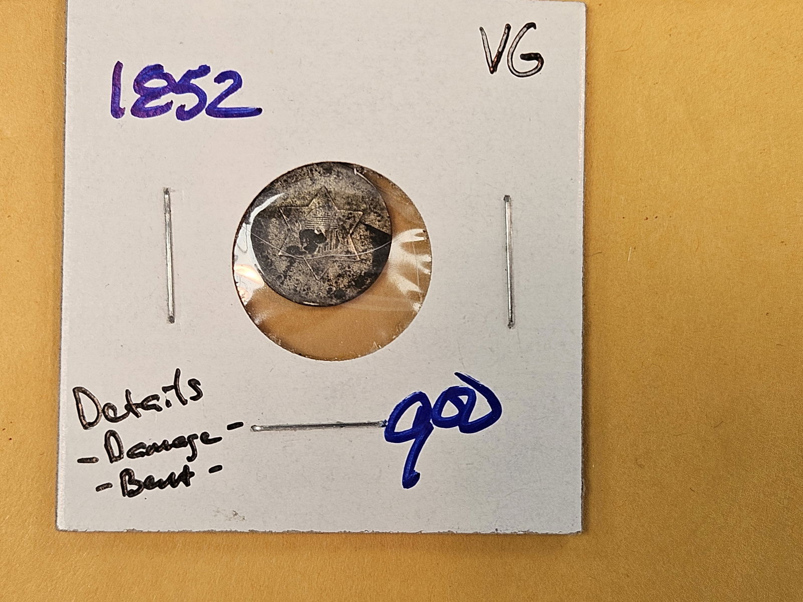 Three mixed 3-Cent Silver Trimes - 3