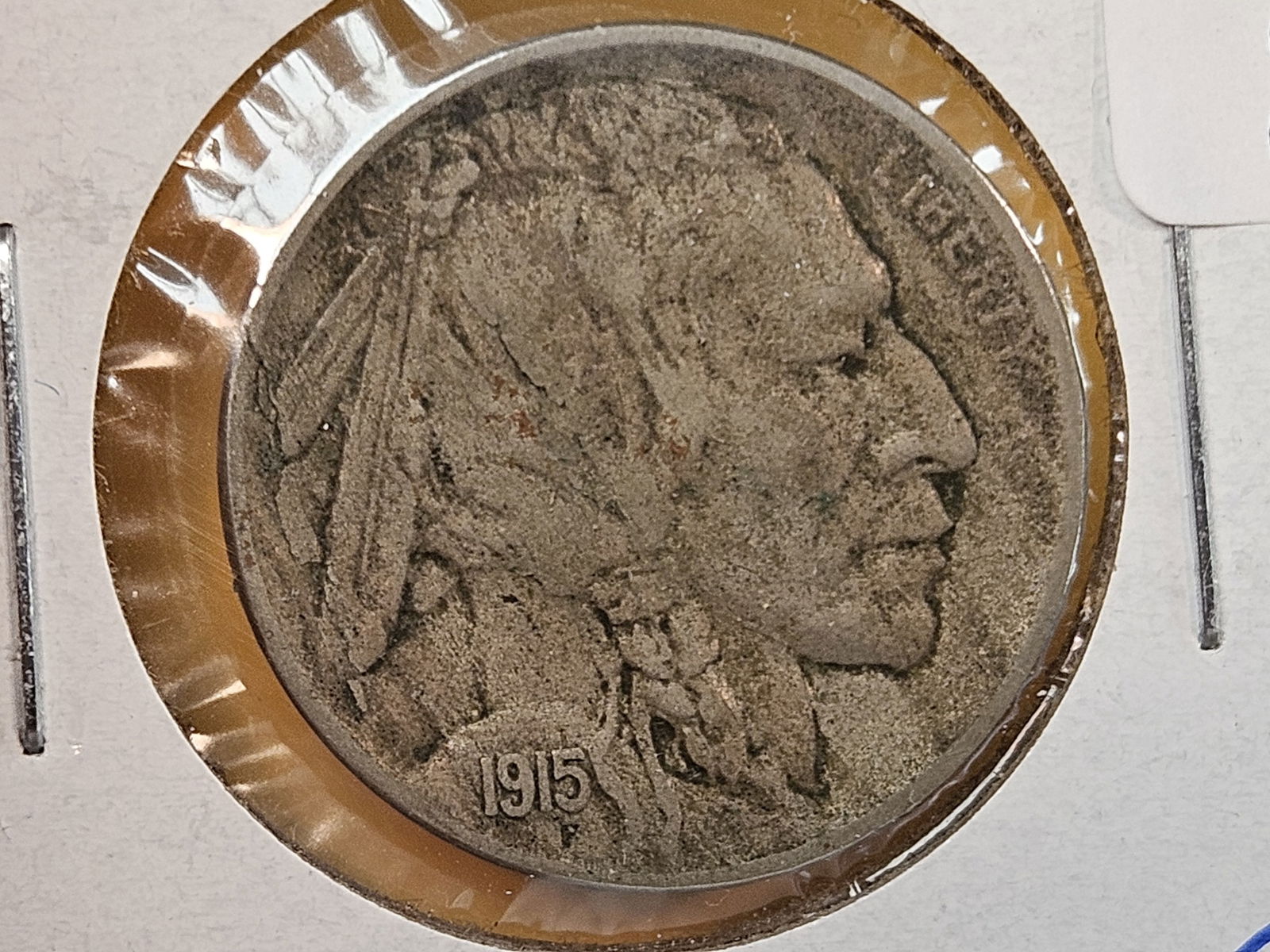 * Semi-Key 1915-D Buffalo Nickel in Extra Fine: Full Horn 