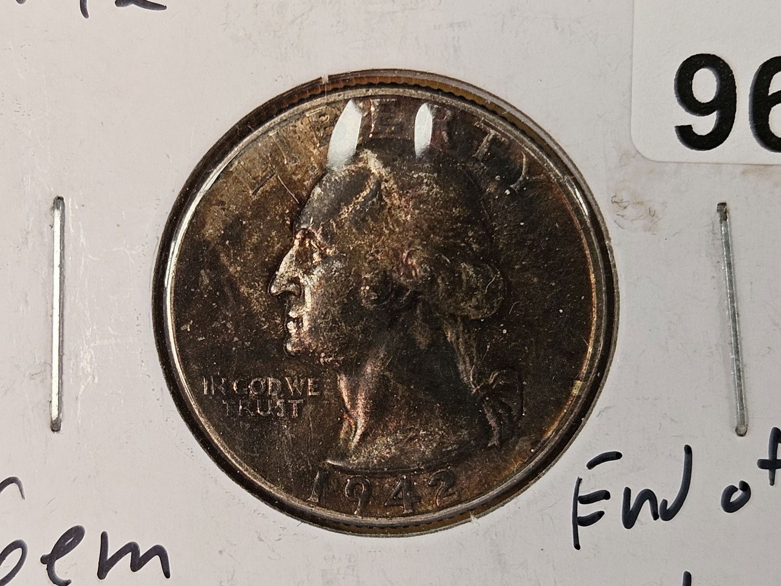 GEM Brilliant Uncirculated 1942 Washington Quarter (1 of 10)