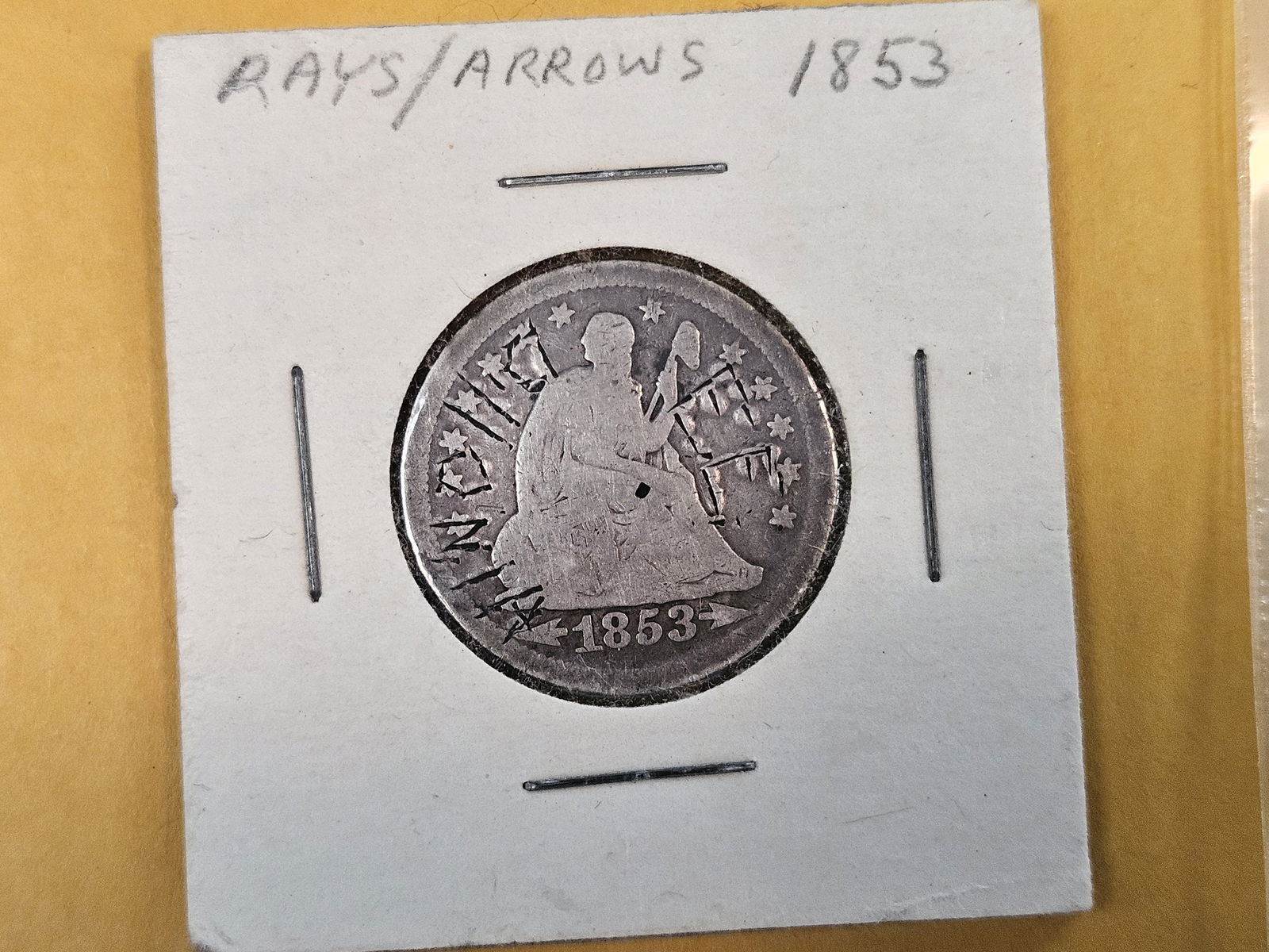 Three mixed silver quarters - 3