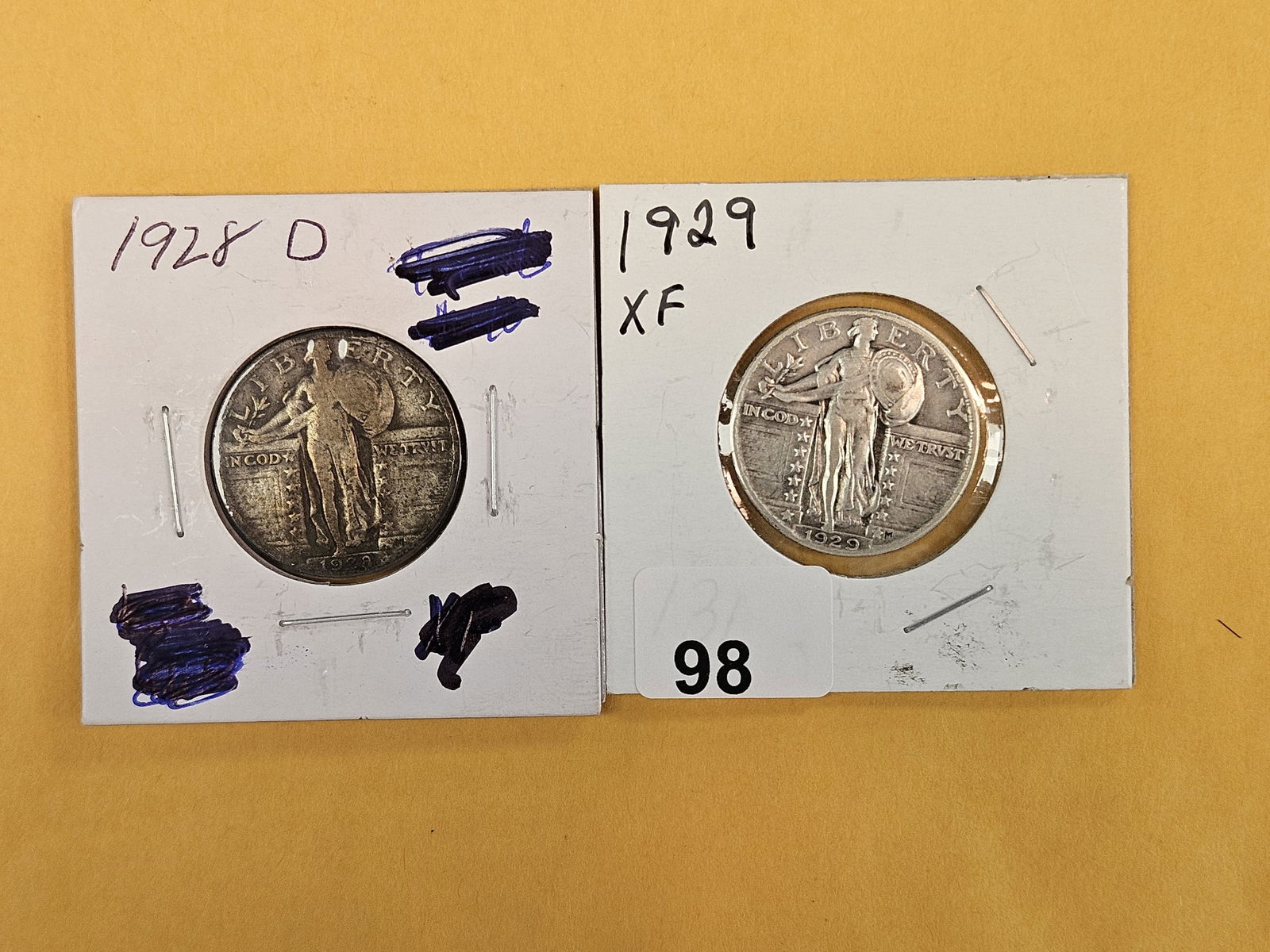 1928-D and 1929 Standing Liberty Quarters (1 of 4)