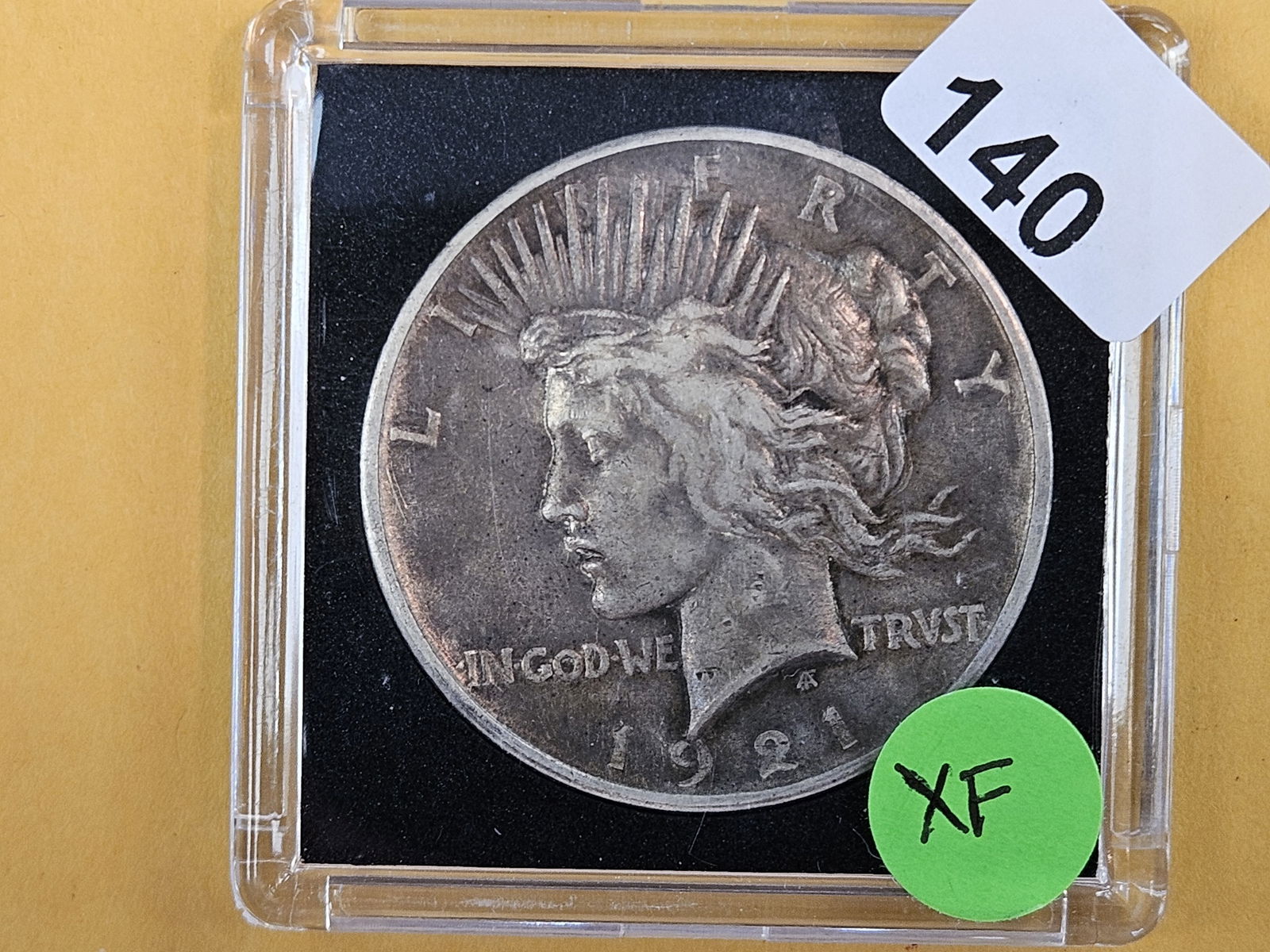 ** KEY DATE ** 1921 Peace Silver Dollar in Extra Fine (1 of 3)
