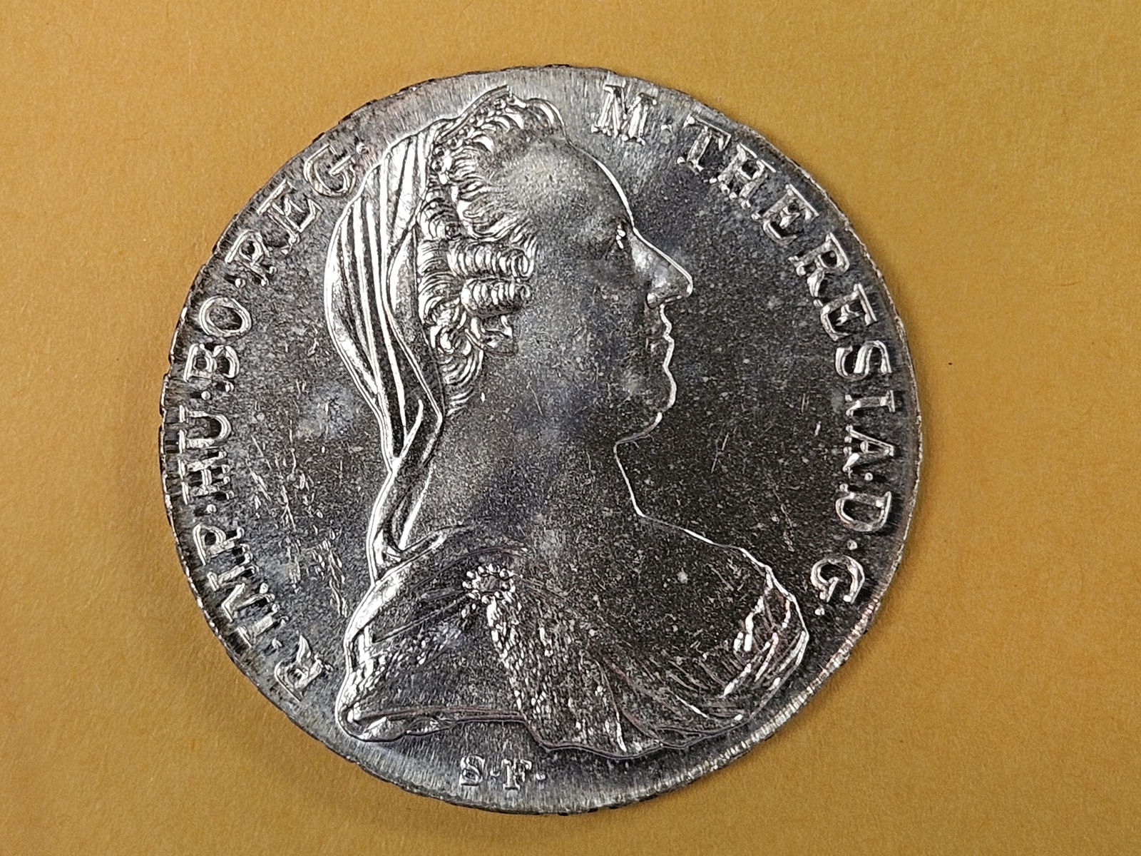 GEM Brilliant Uncirculated 1780 Maria Theresa Silver Thaler: Restrike 