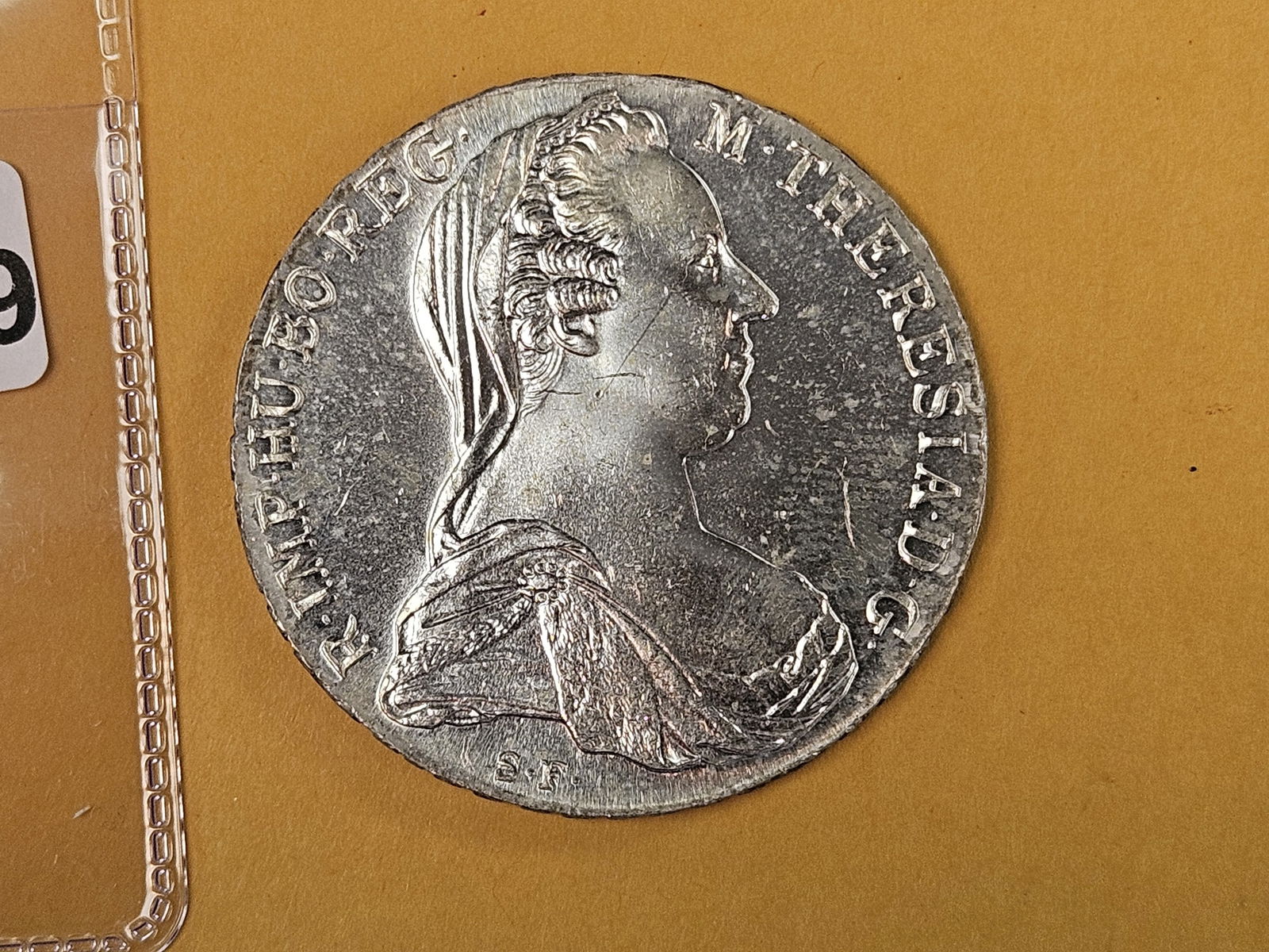 GEM Brilliant Uncirculated 1780 Maria Theresa Silver Thaler: Restrike 