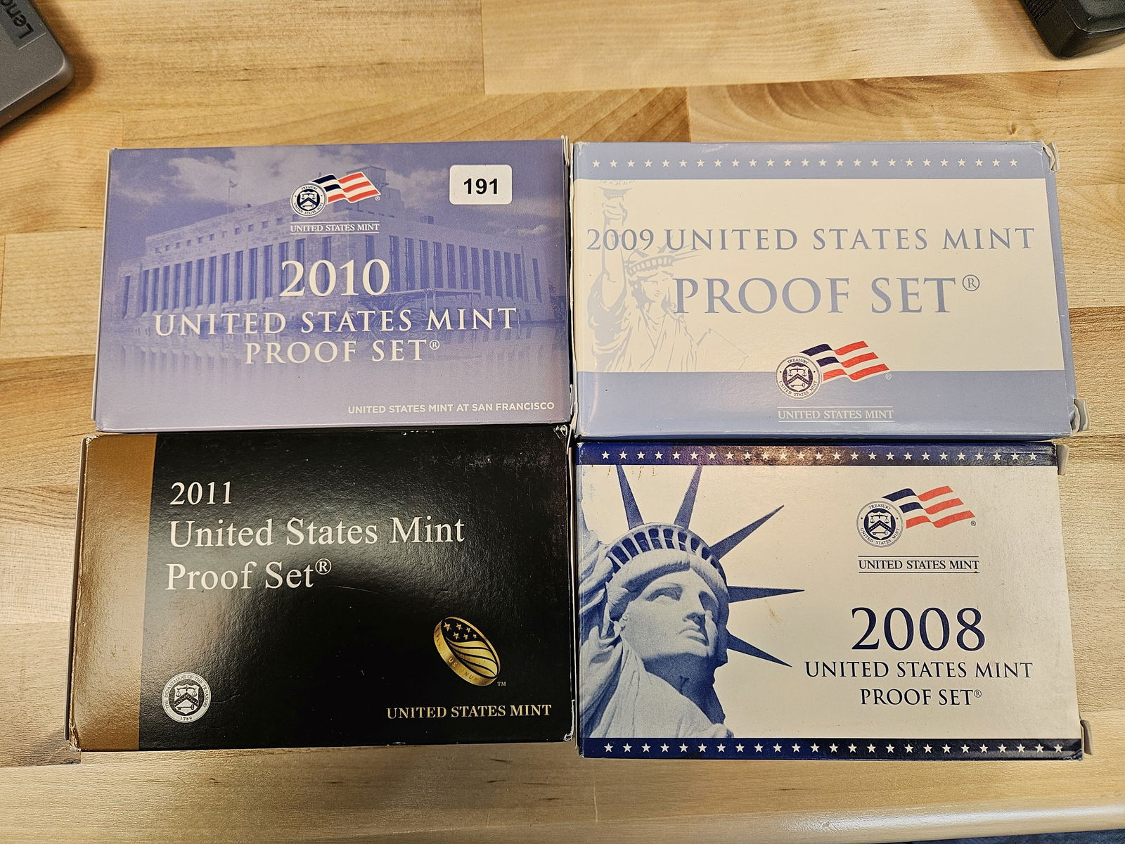 Four mixed US Proof Sets: All in OGP 