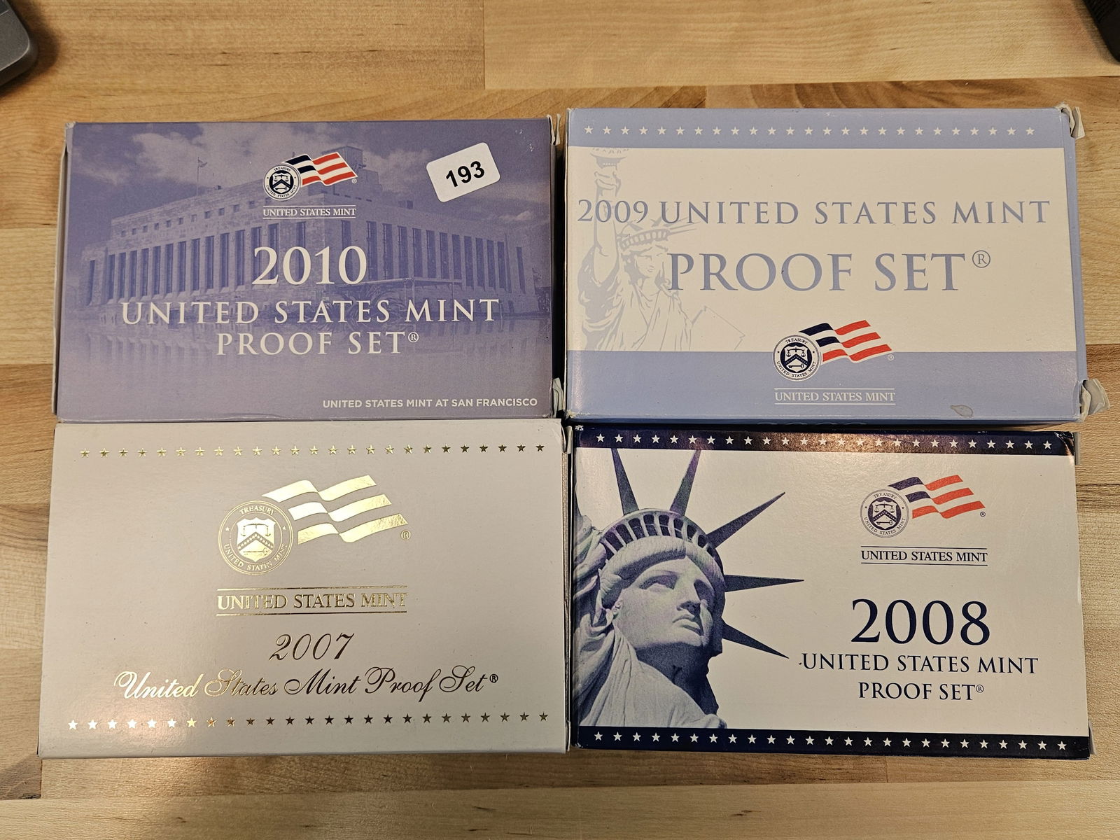 Four mixed US Proof Sets: All in OGP 