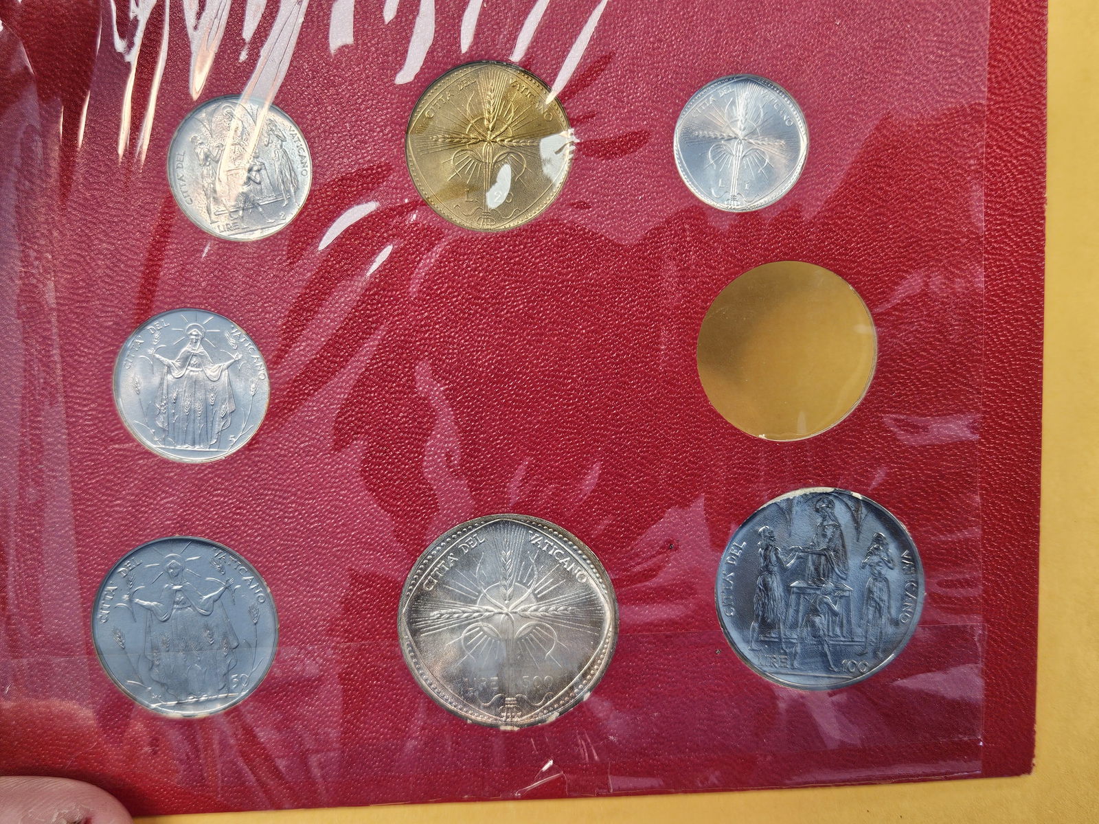 GEM Vatican silver BU Coin set - 3