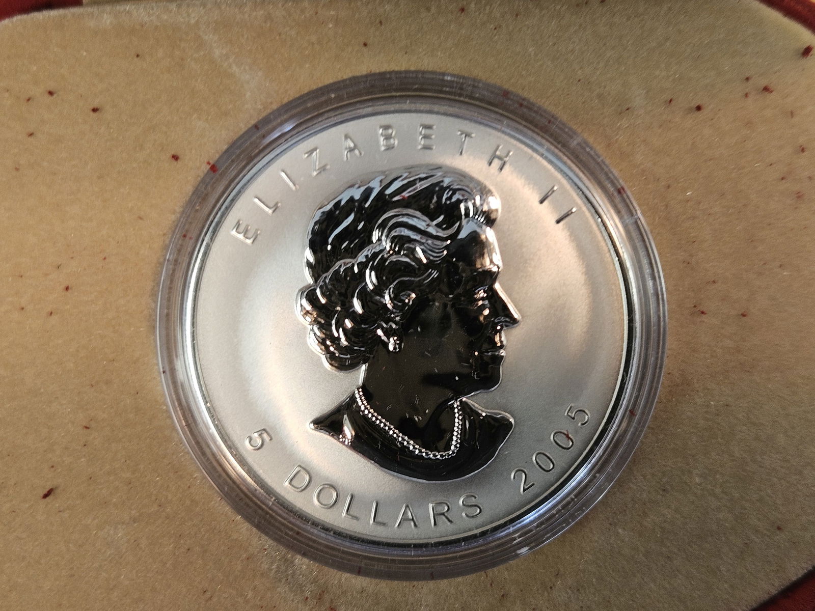 GEM Proof Deep Cameo 2005 Silver Maple Leaf of Hope - 4