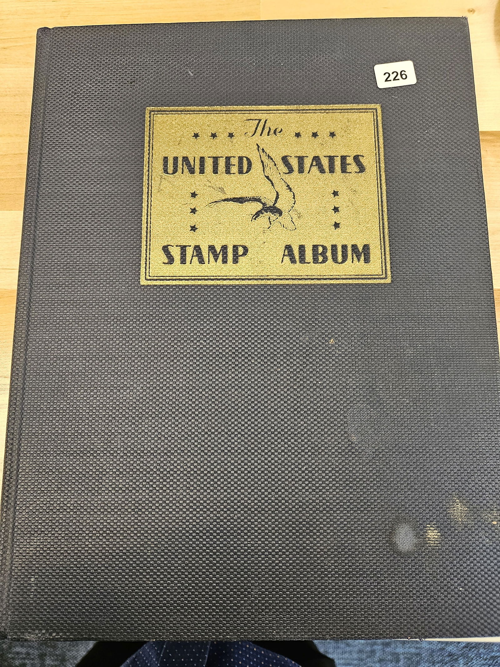 PHILATELICS!: Large United States Stamp Album with just a couple of stamps in it and the American Album for US Stamps with a few stamps 