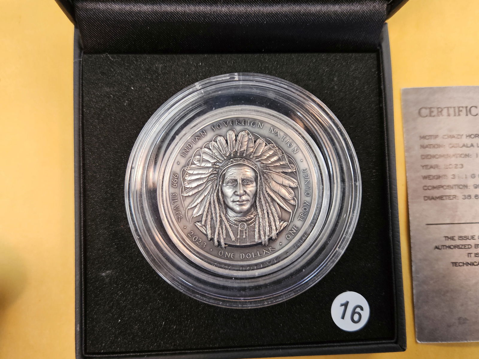 One Troy ounce .999 fine silver art round - 5