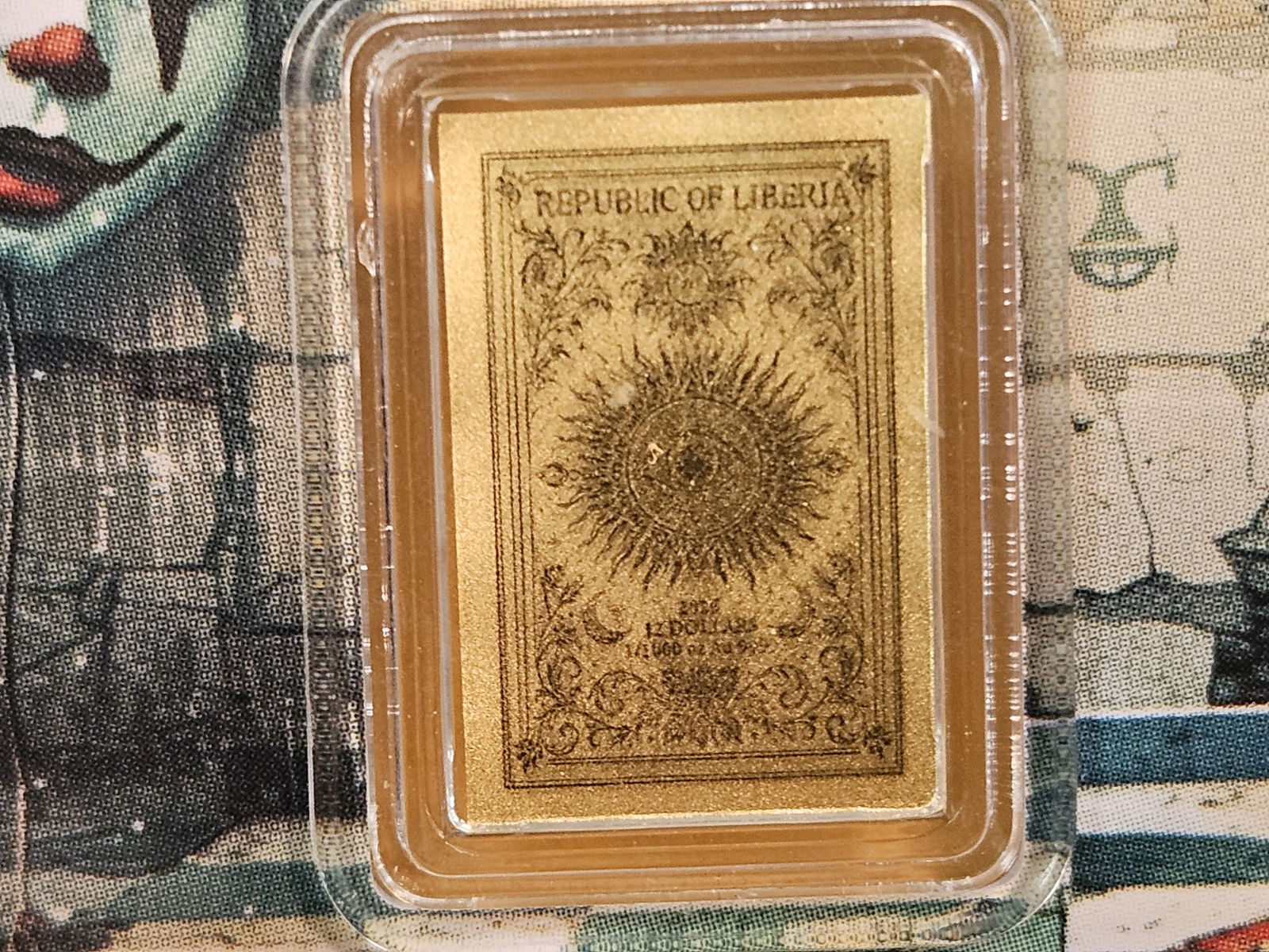 GOLD! GEM Republic of Liberia 2026 GOLD 12 Dollar - 2