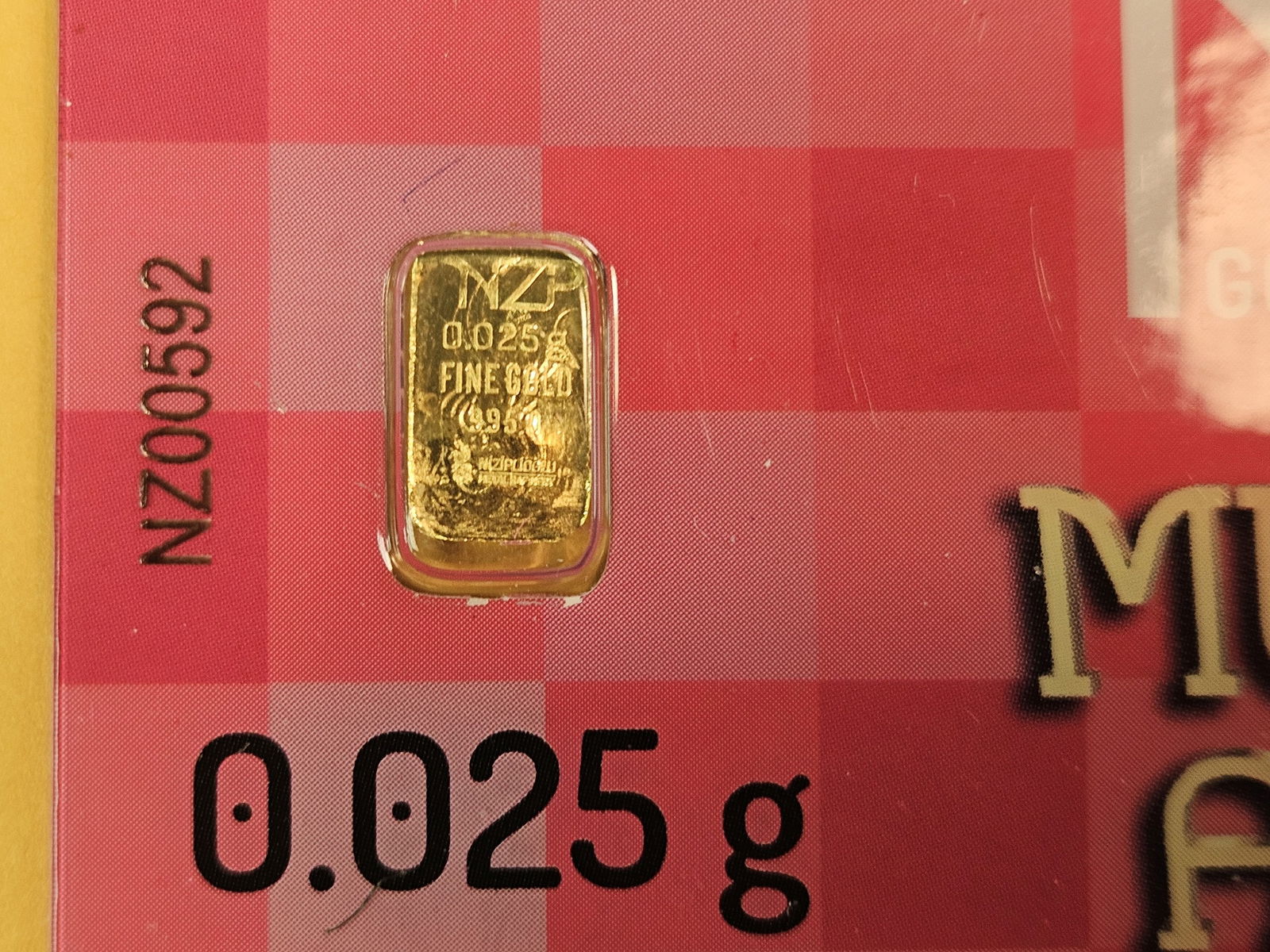GOLD! Two NZP Turkey .995 fine gold bars in Assay Holders - 2