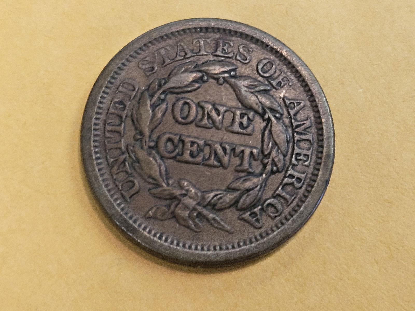 1851 Braided Hair Large Cent in Very Fine plus - 4