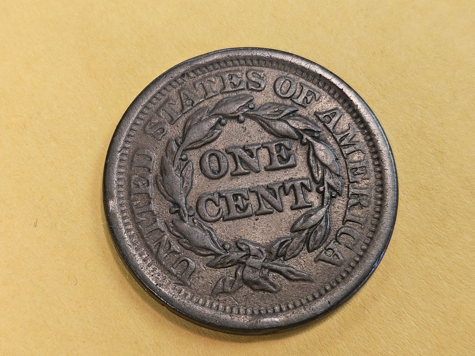 1852 Braided Hair Large Cent in Very Fine plus - 4