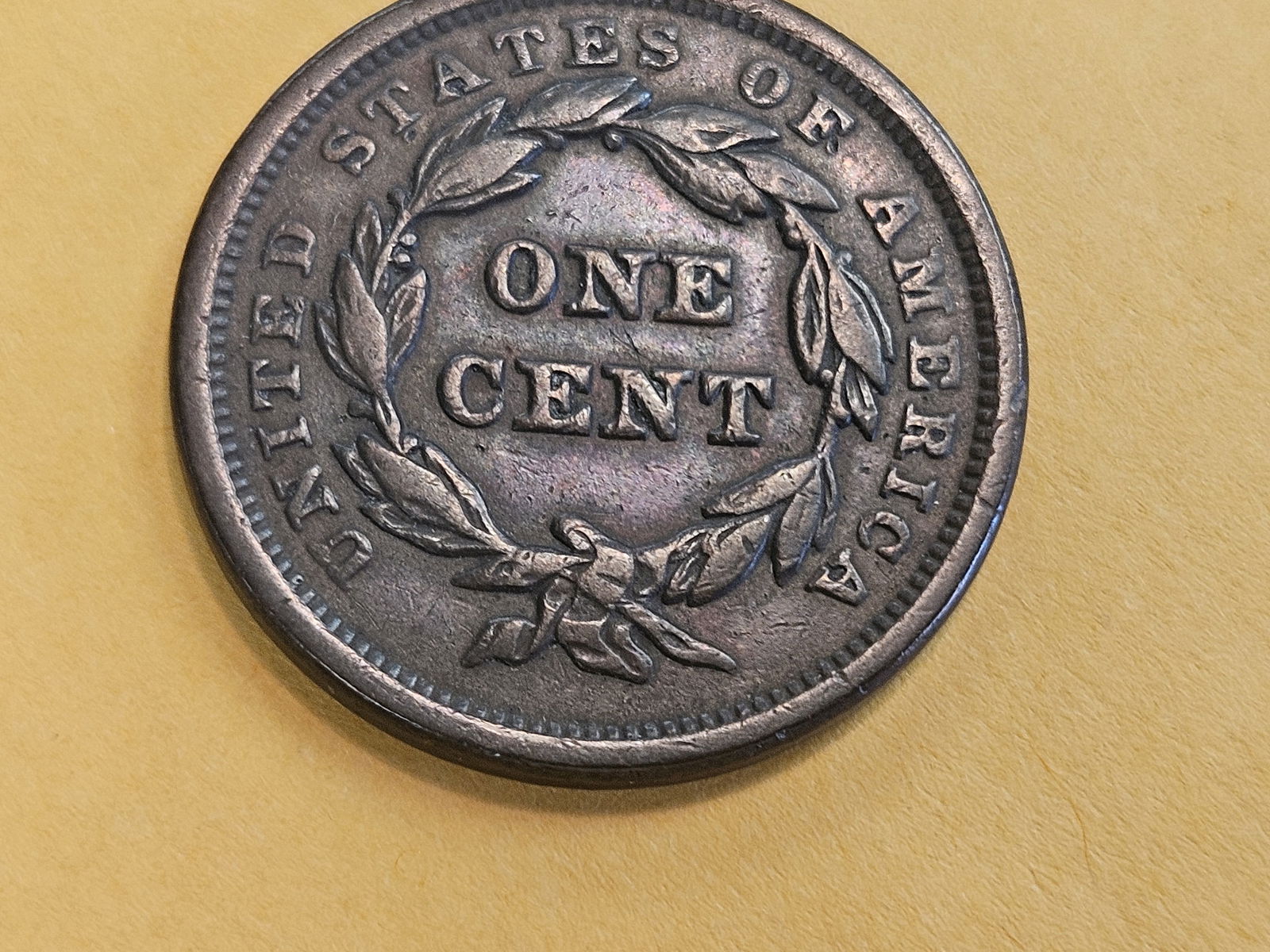 1841 Braided Hair Large Cent in Very Fine plus - 4