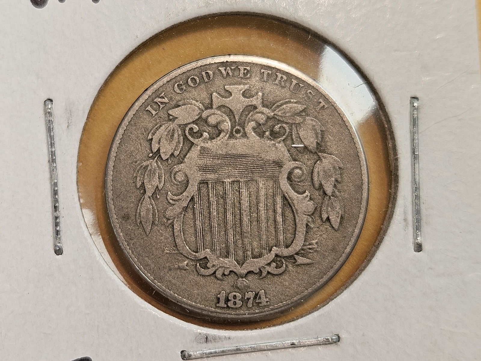 1874 Shield Nickel (1 of 3)