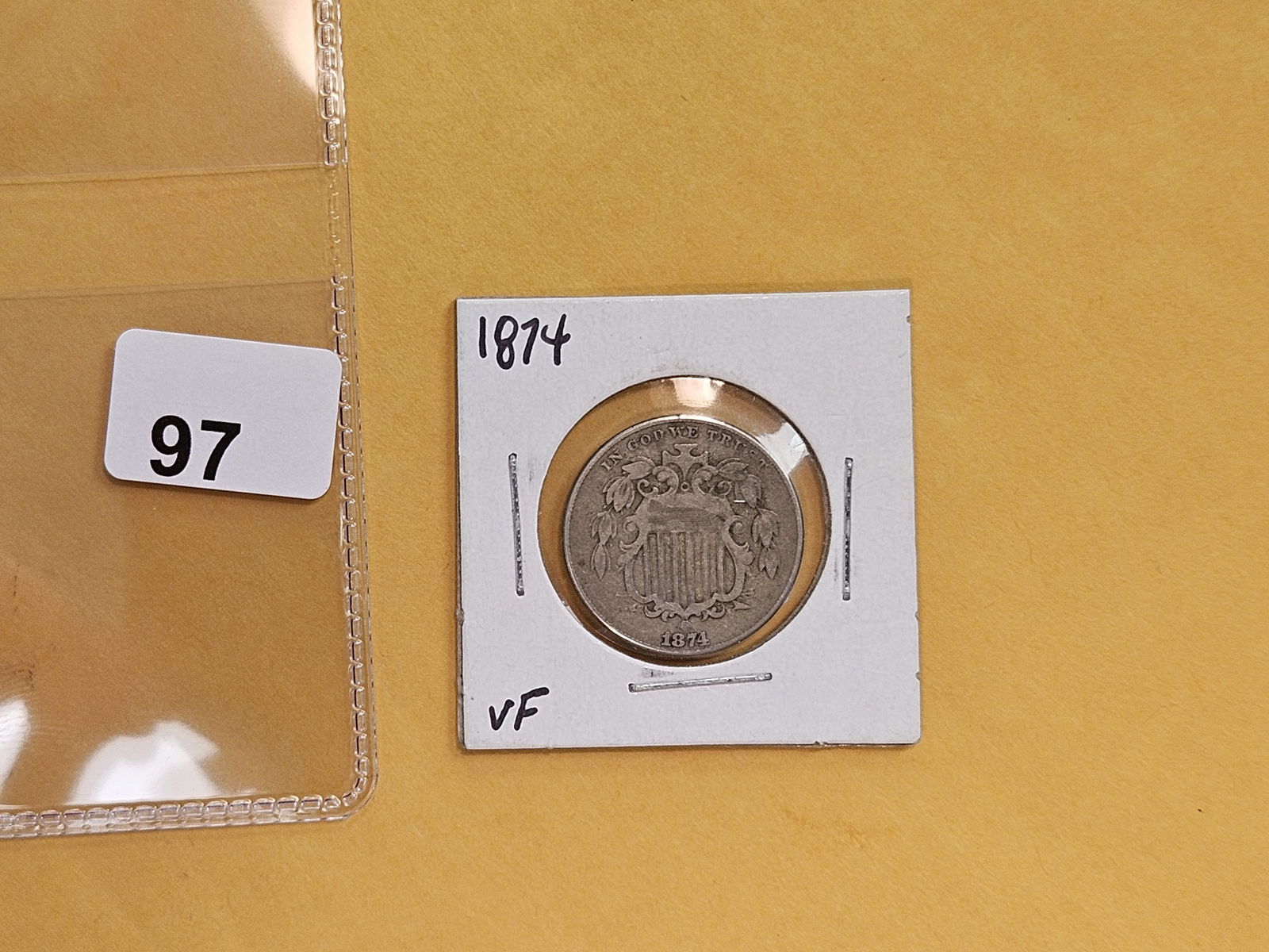 1874 Shield Nickel - 2