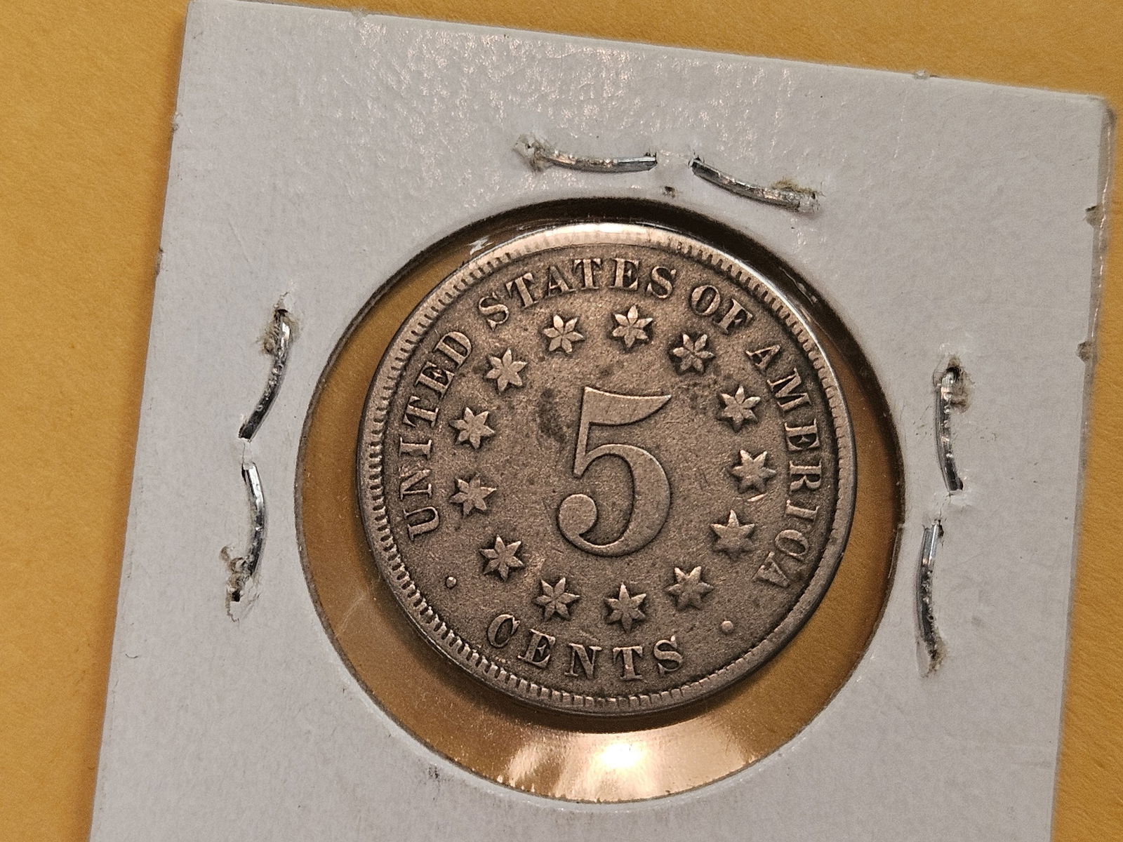 1874 Shield Nickel - 3