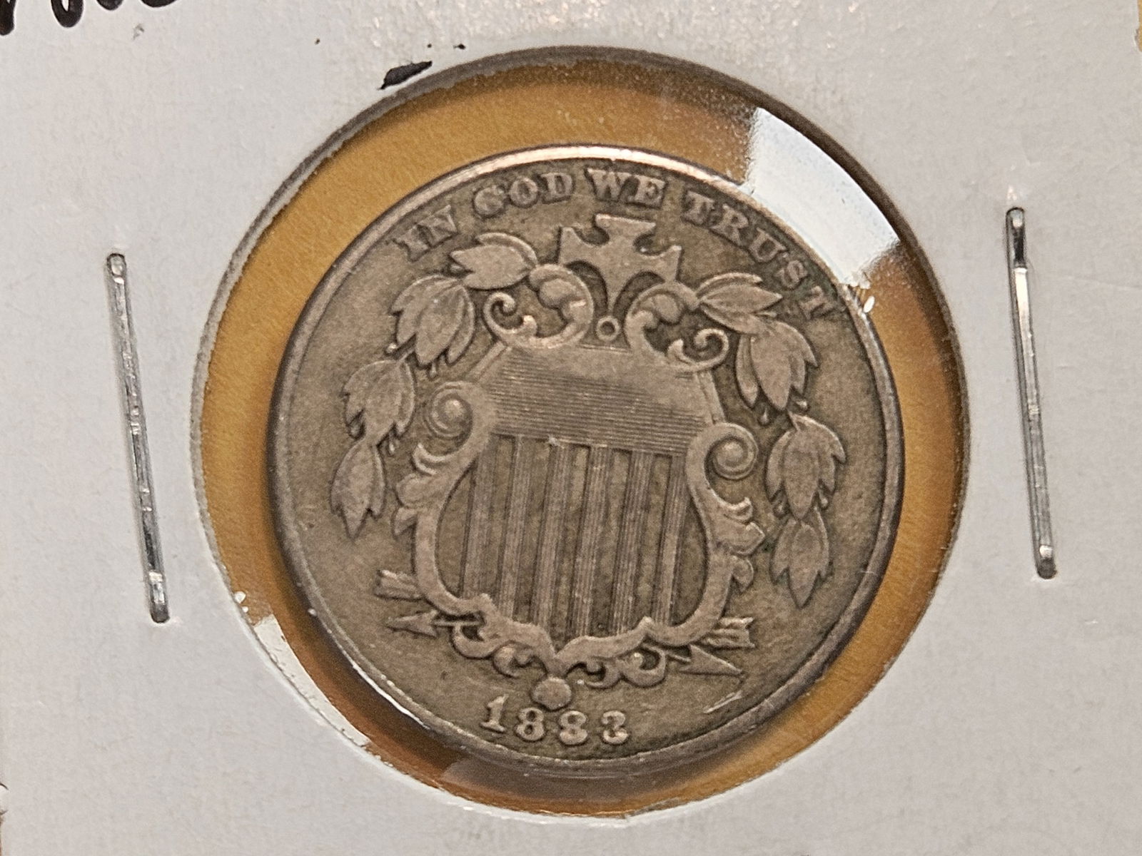 1883 Shield Nickel in Very Fine (1 of 4)