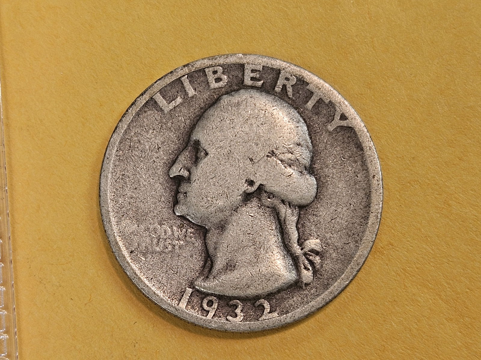 Key Date 1932-S Washington Quarter: in Fine. 