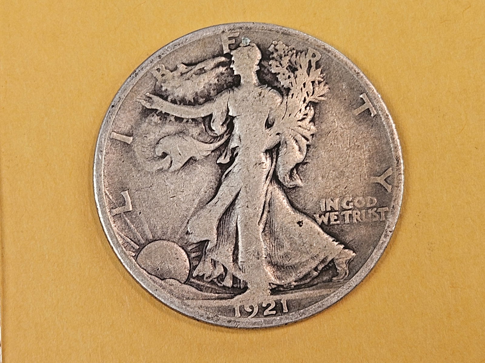 * Semi-Key 1921-S Walking Liberty Half Dollar (1 of 3)