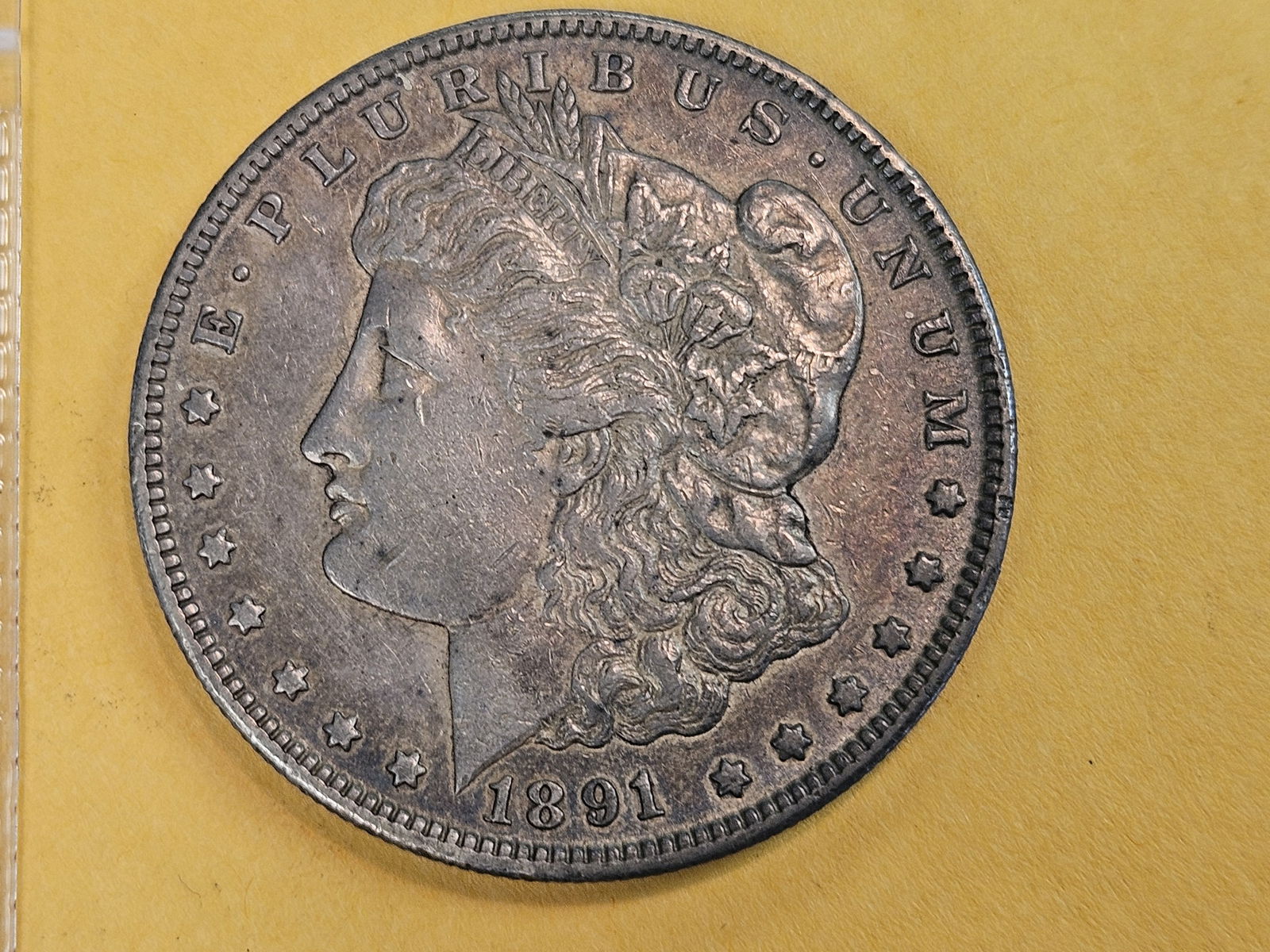 ** KEY DATE ** 1891-CC Morgan silver Dollar in Extra Fine - 45 (1 of 5)