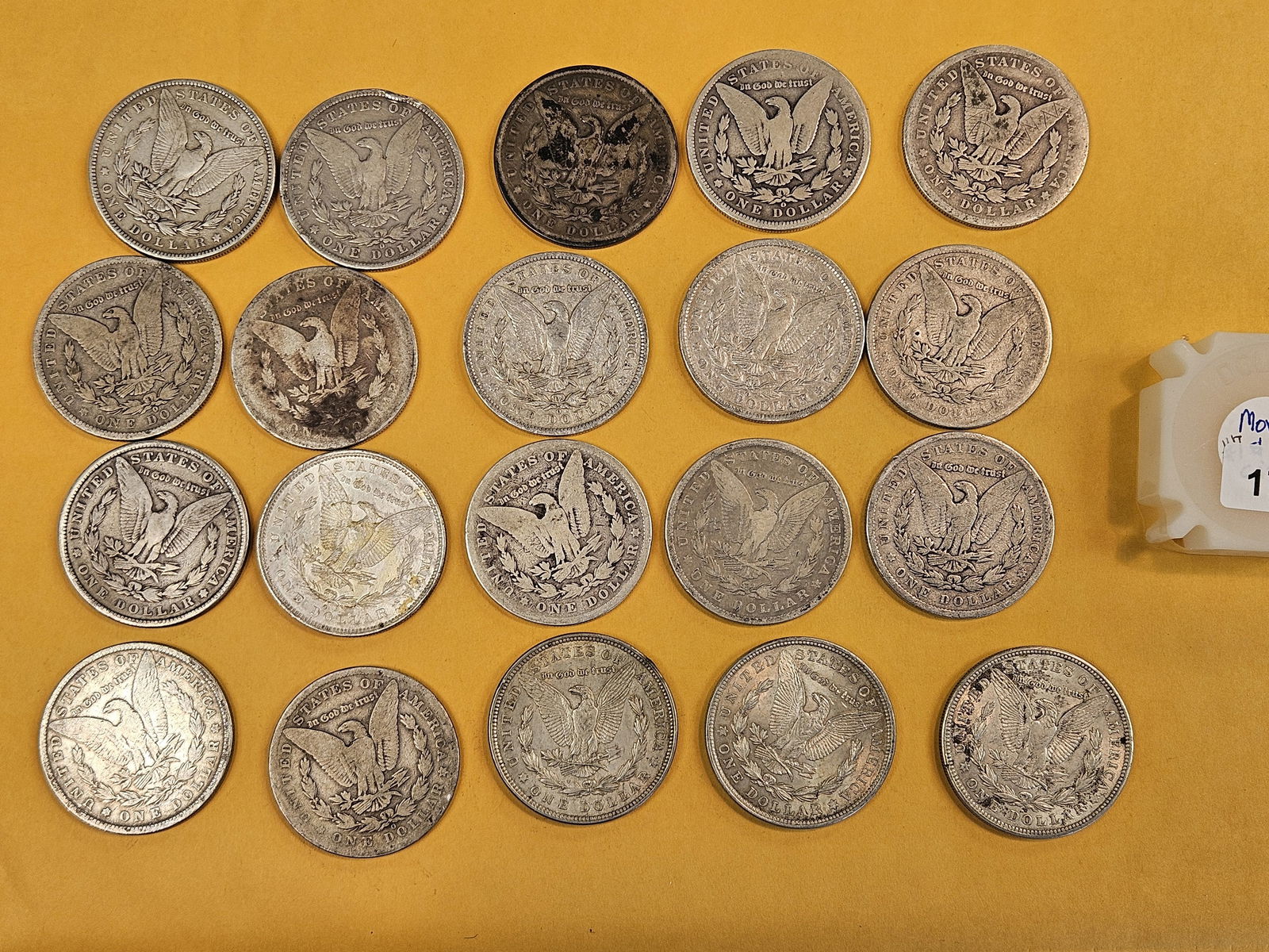 ** FULL ROLL ** Twenty Morgan Silver Dollars - 6