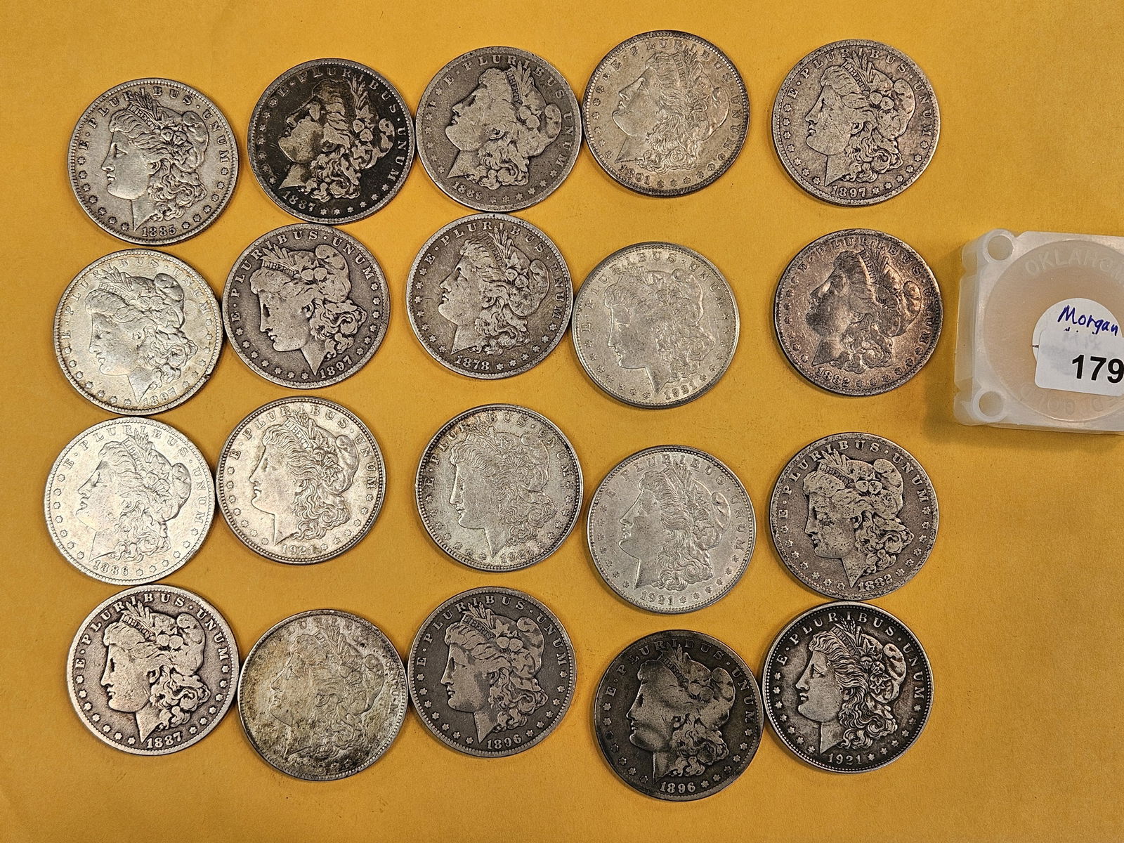 ** FULL ROLL ** Twenty Morgan Silver Dollars (1 of 6)