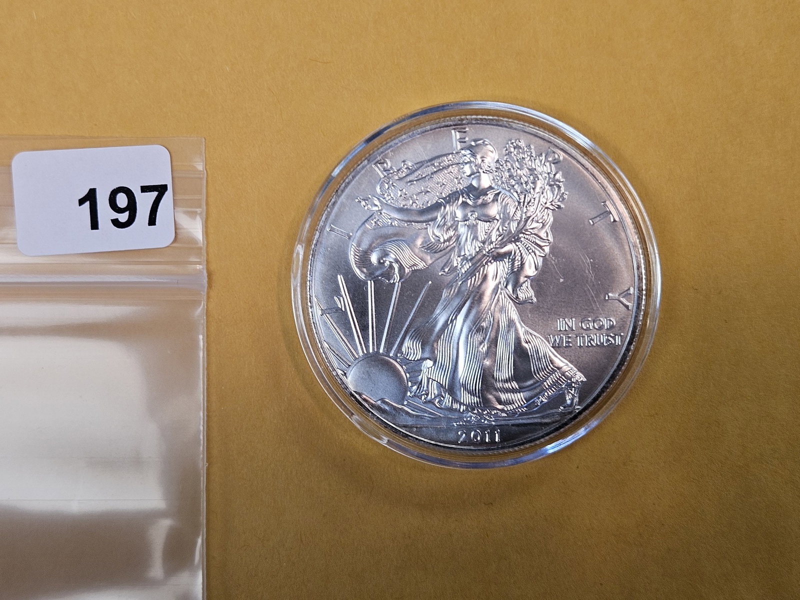 GEM Brilliant Uncirculated 2011 American Silver Eagle (1 of 2)