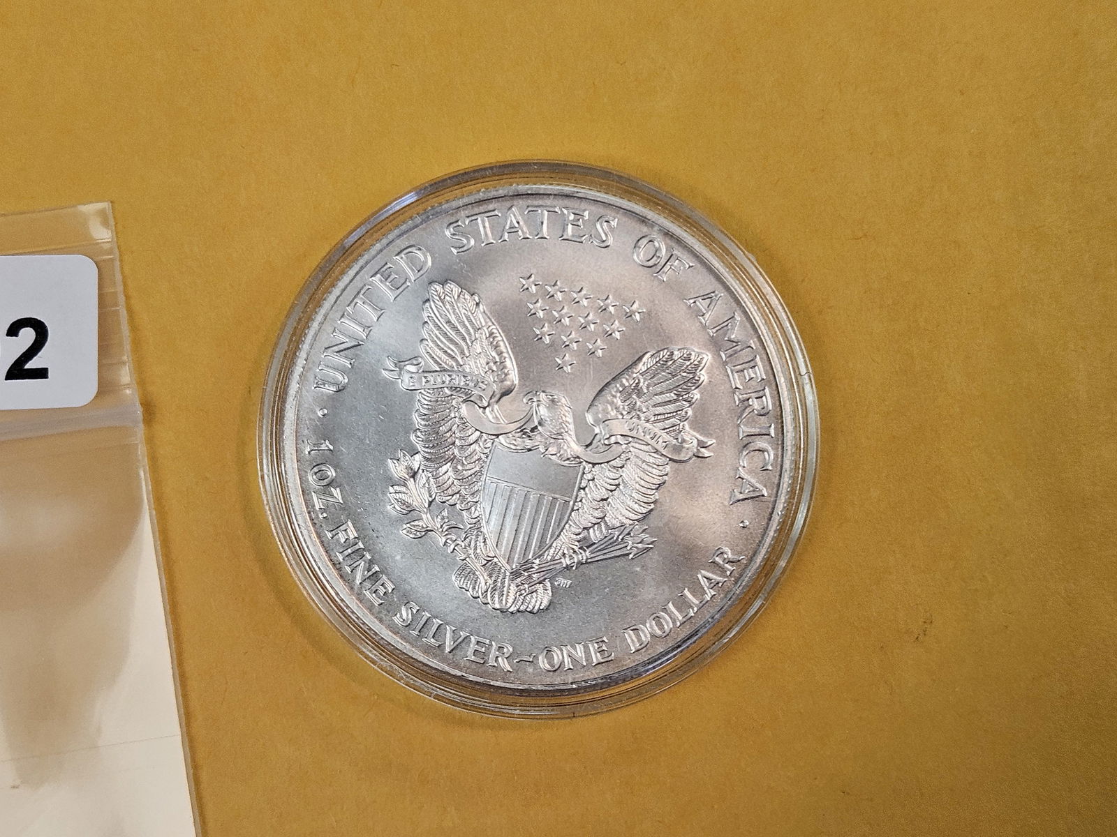 GEM Brilliant Uncirculated 2001 American Silver Eagle - 2