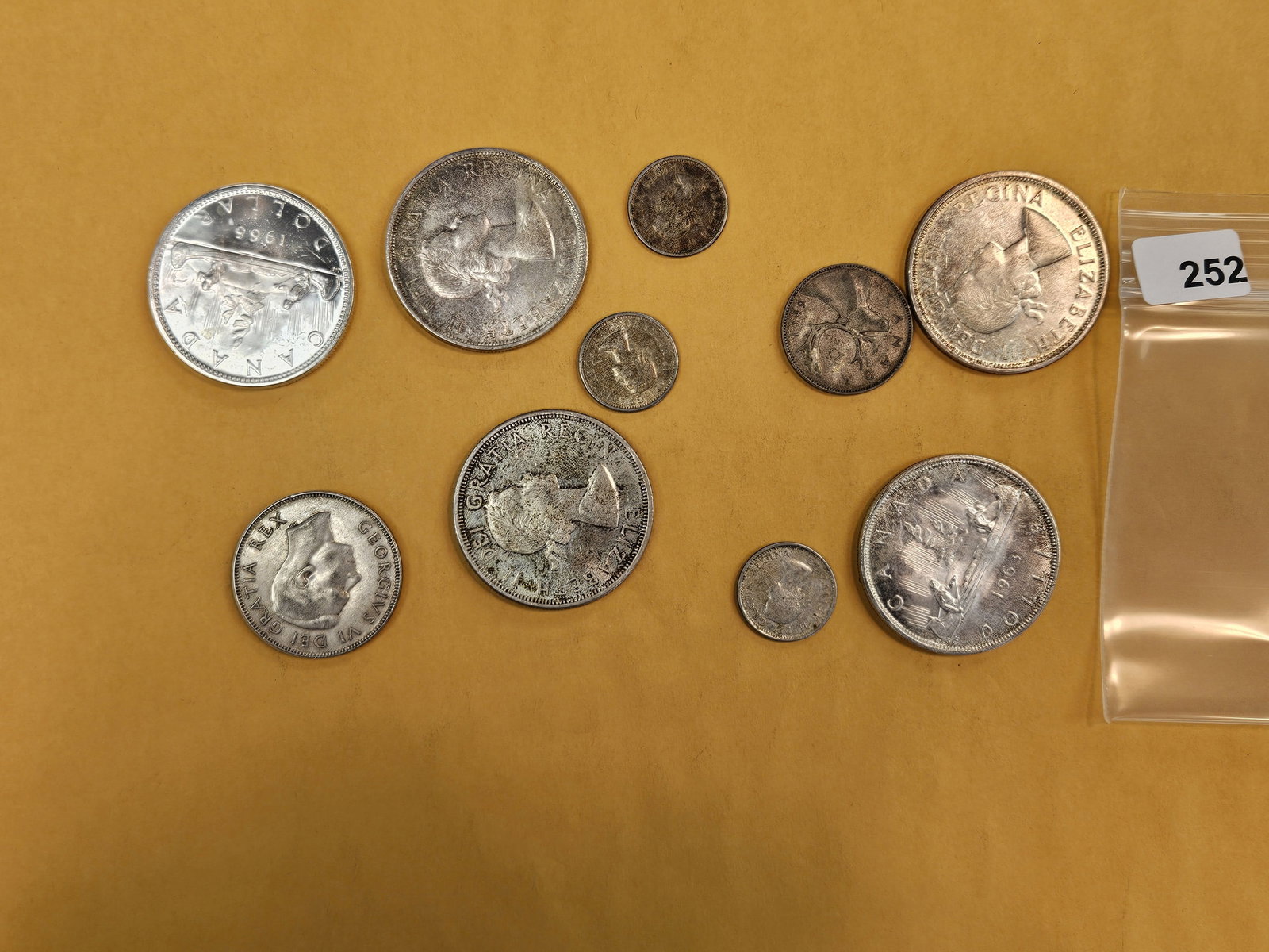 Ten mixed Silver Canadian Coins - 3