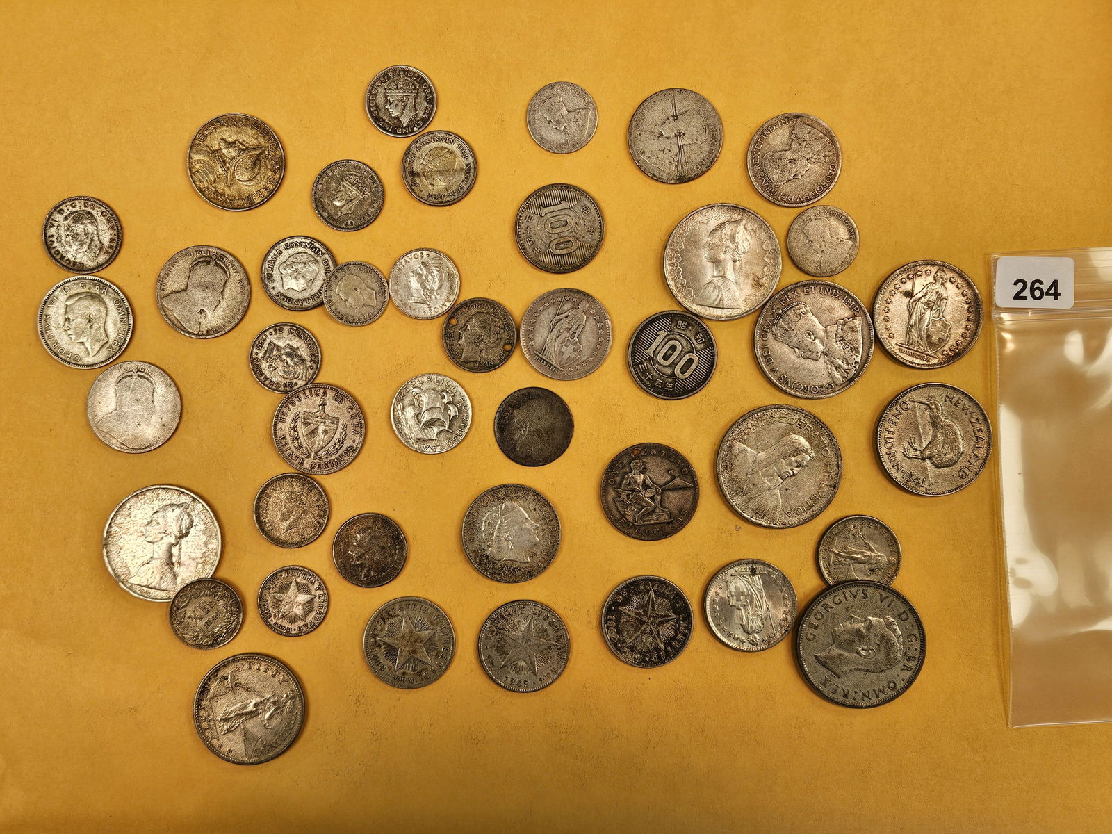 Bag of mixed Silver, World Coins: All silver. Didn't check authenticity 