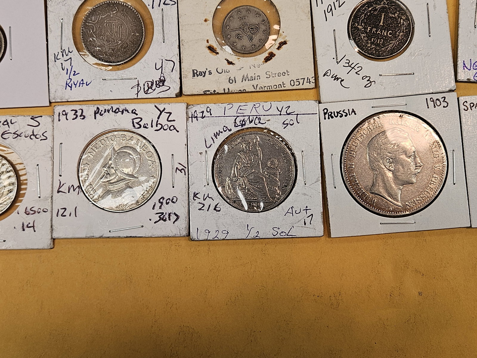 Ten more fun, mixed, Silver, world coins - 6