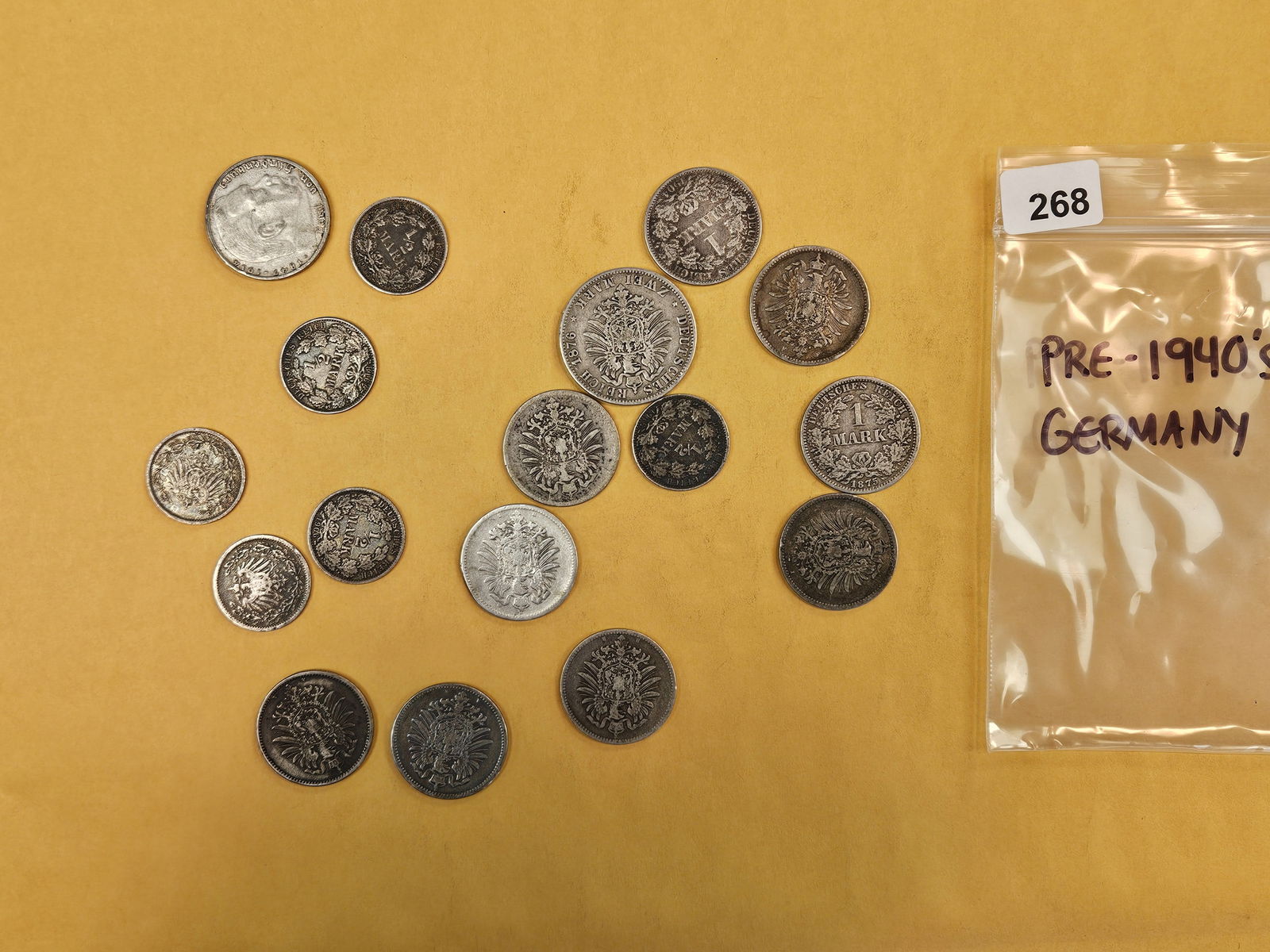 Bag of pre-1940's Silver German coins: Ok mix 