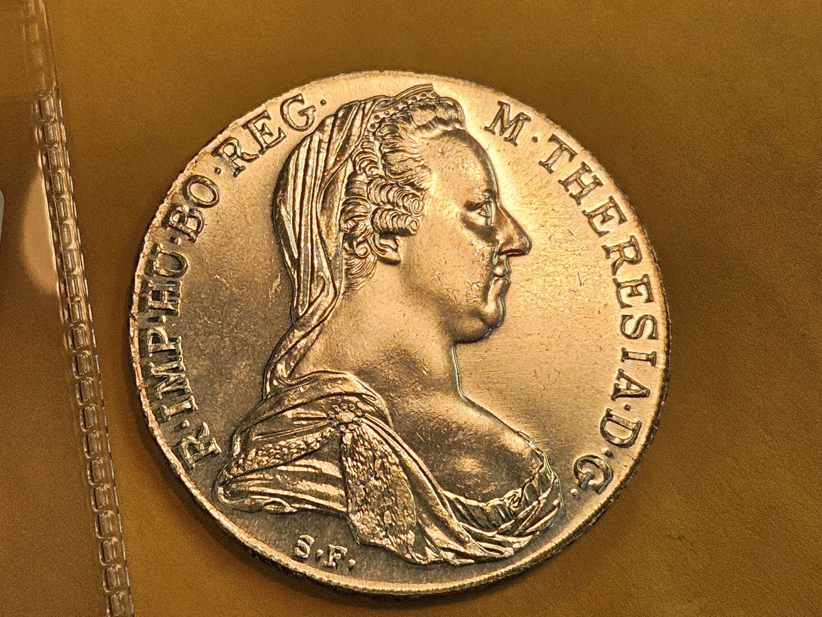 GEM Brilliant Uncirculated 1780 Maria Theresa Silver Thaler: Restrike 
