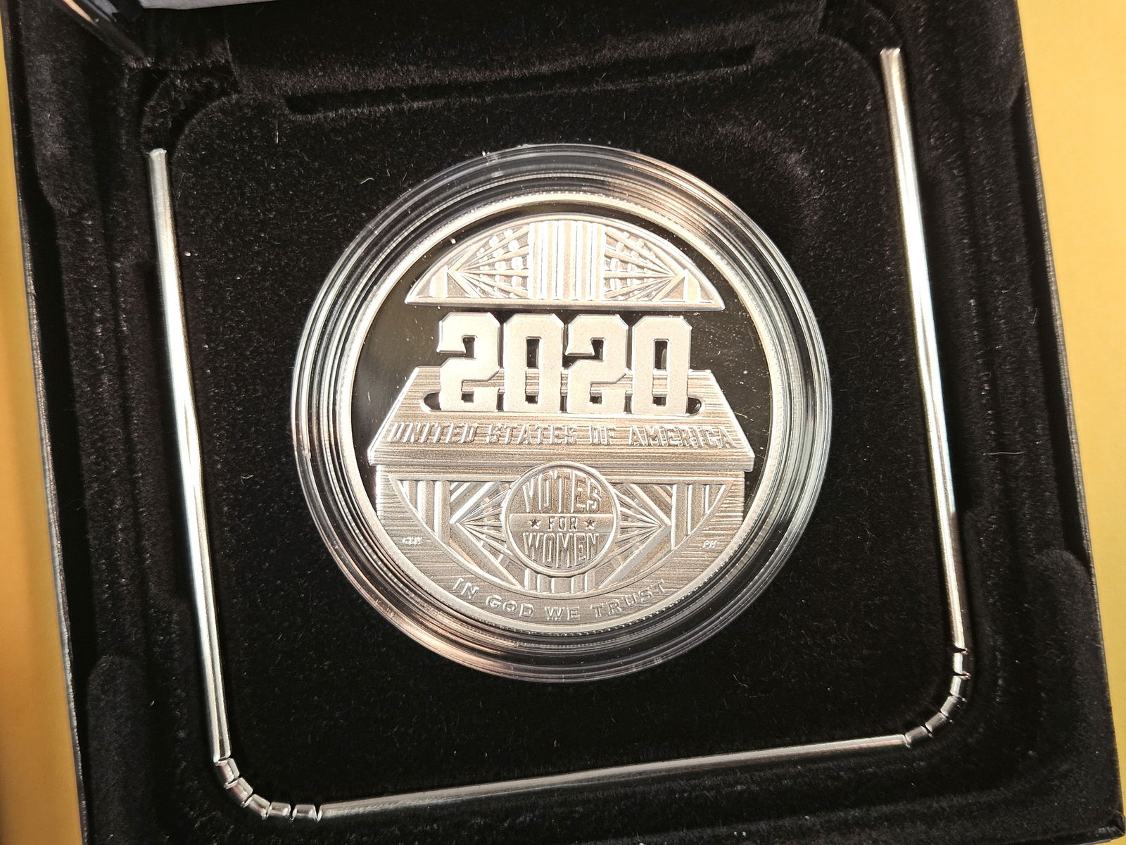 GEM Proof Deep Cameo 2020 Women's Suffrace Commemorative Silver Dollar - 3