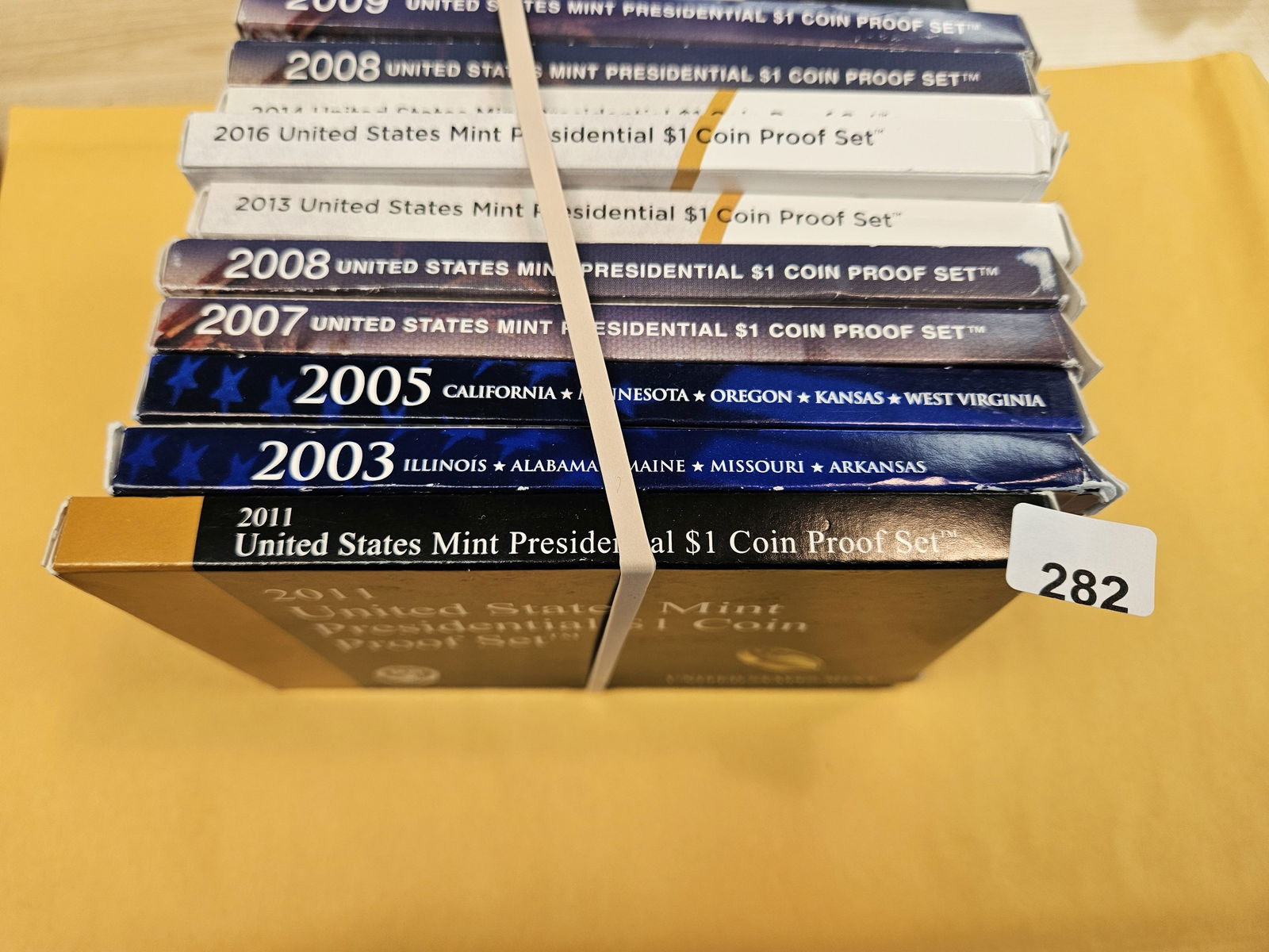 Ten mixed US Proof Sets: All in OGP 