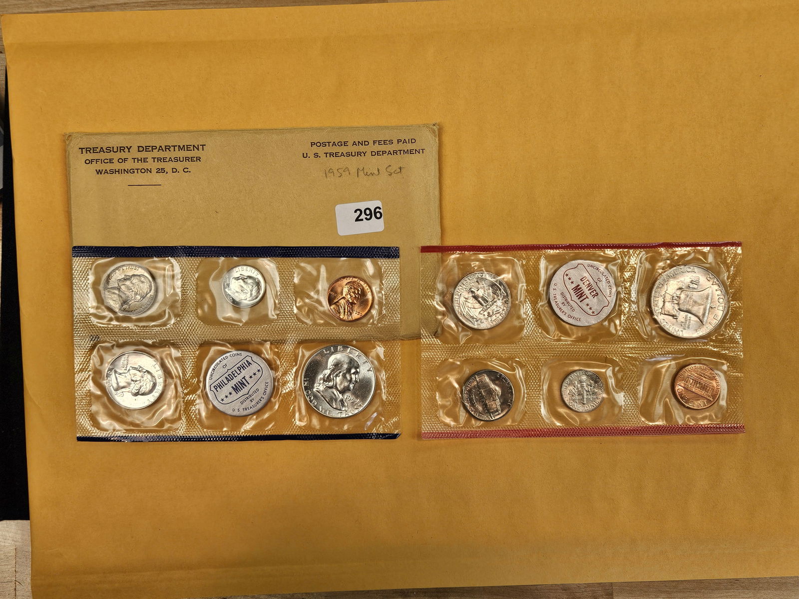 VARIETY! GEM 1959 US Silver Mint set in OGP (1 of 4)